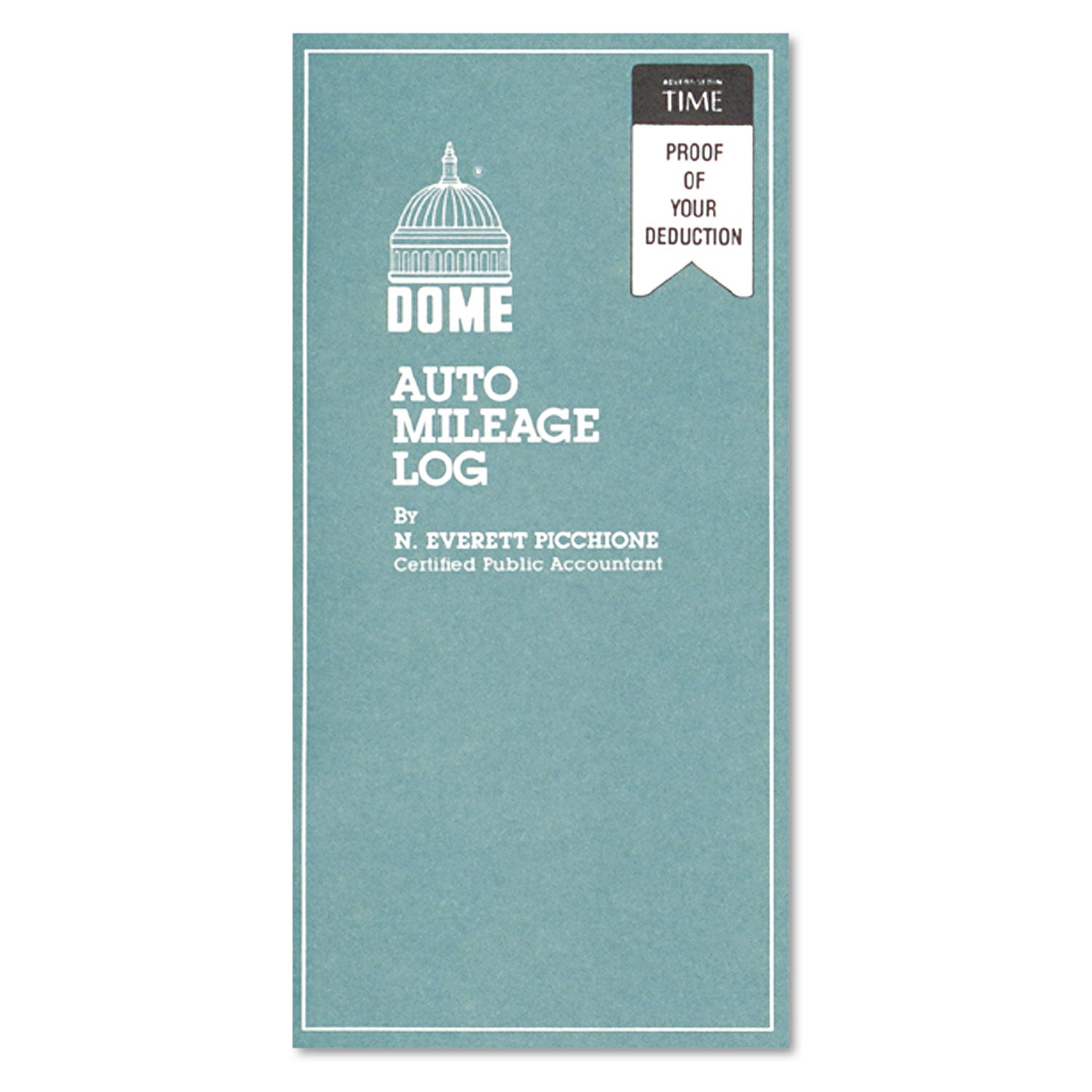 Auto Mileage Log, One-Part (No Copies), 6.5 x 6.25, 32 Forms Total - 
