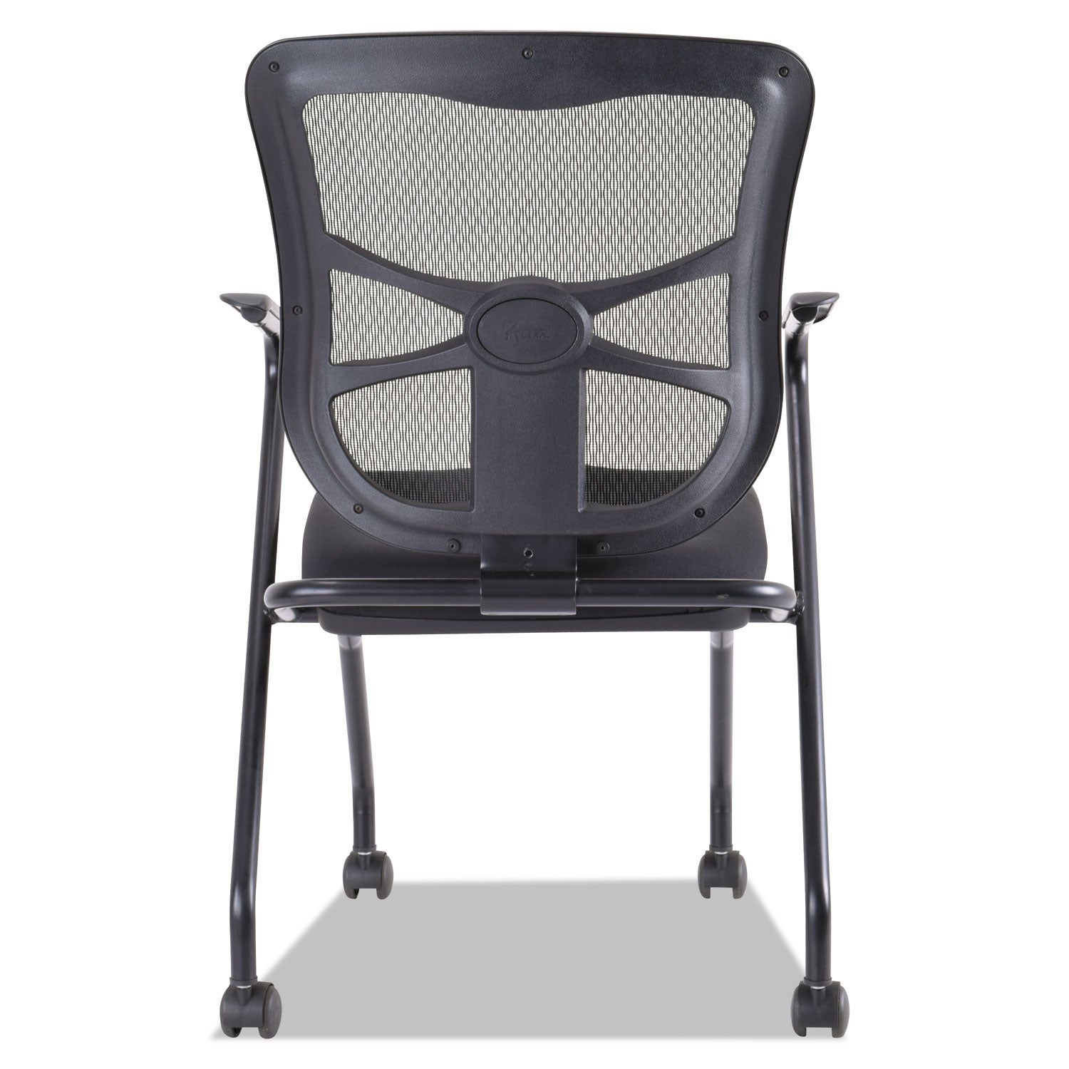 alera-elusion-mesh-nesting-chairs-with-padded-arms-supports-up-to-275-lb-1811-seat-height-black-2-carton_aleel4914 - 4