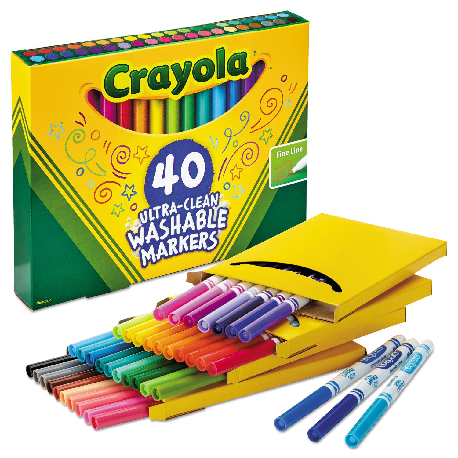 ultra-clean-washable-markers-fine-bullet-tip-assorted-colors-40-set_cyo587861 - 4