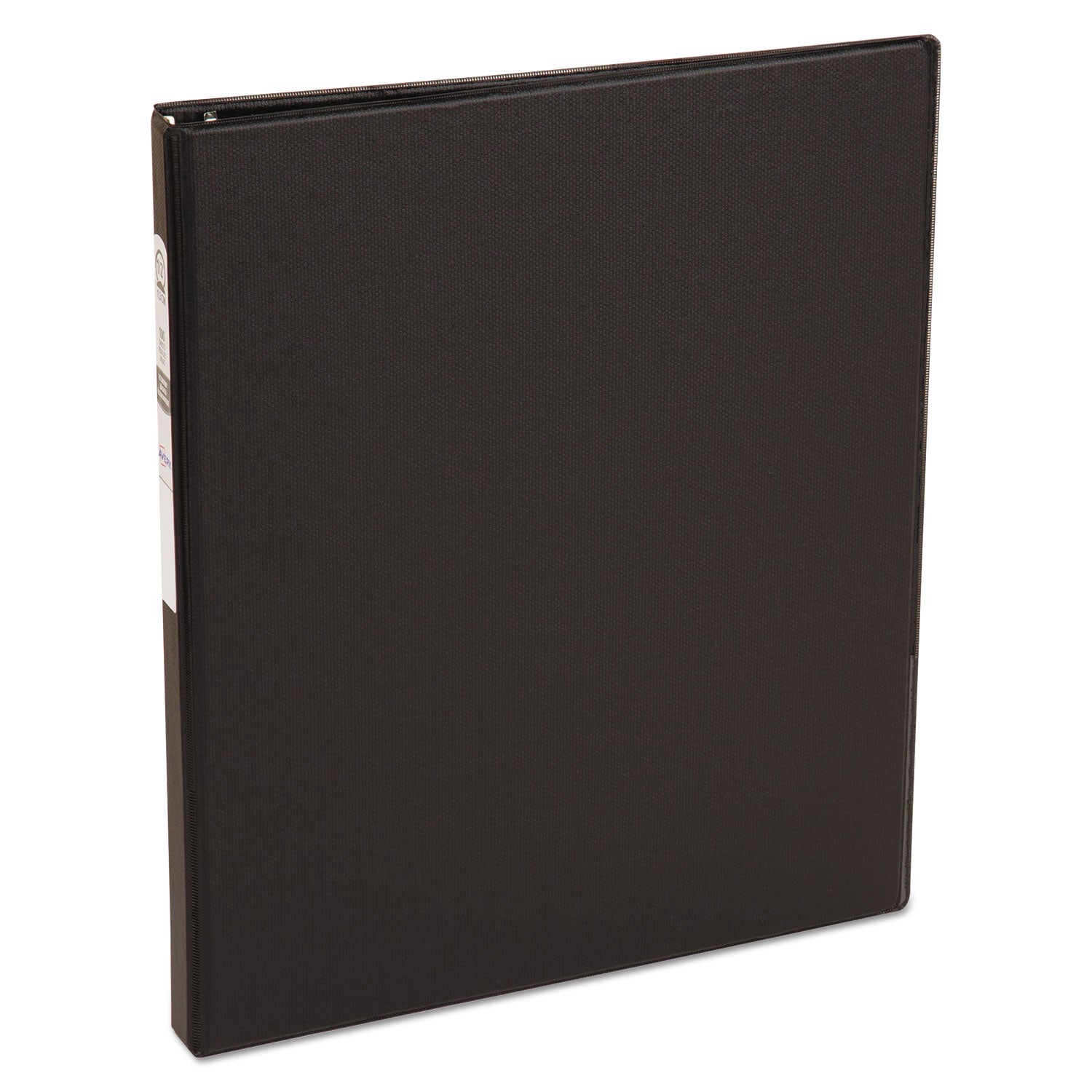 Economy Non-View Binder with Round Rings, 3 Rings, 0.5" Capacity, 11 x 8.5, Black, (3201) - 