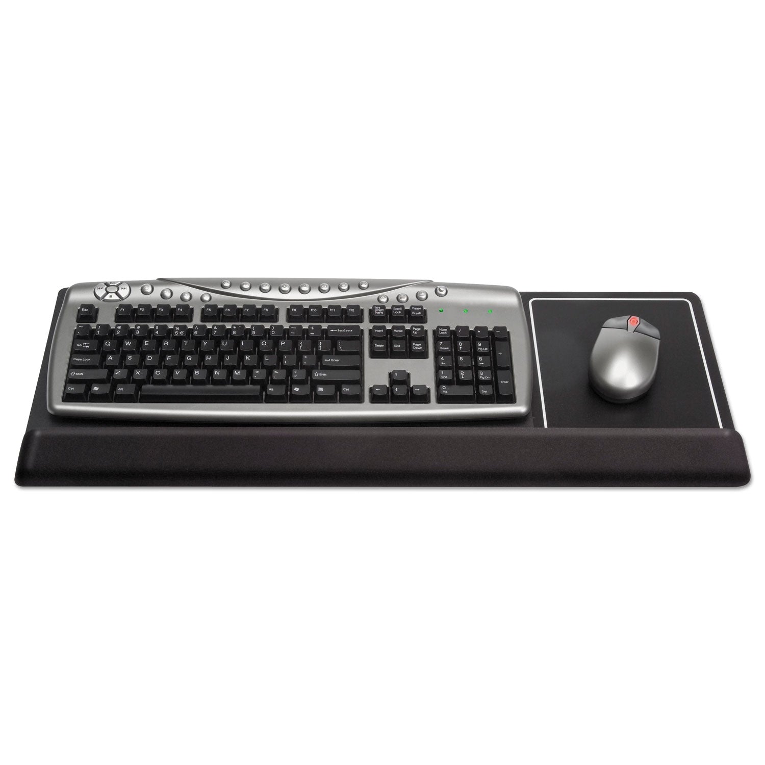 Kelly Computer Supply - Kelly Computer Supply Viscoflex Extended Keyboard Wrist Rest, Black, Sold as 1 EA - 2