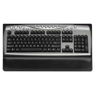 Soft Backed Keyboard Wrist Rest, 19 x 10, Black - 