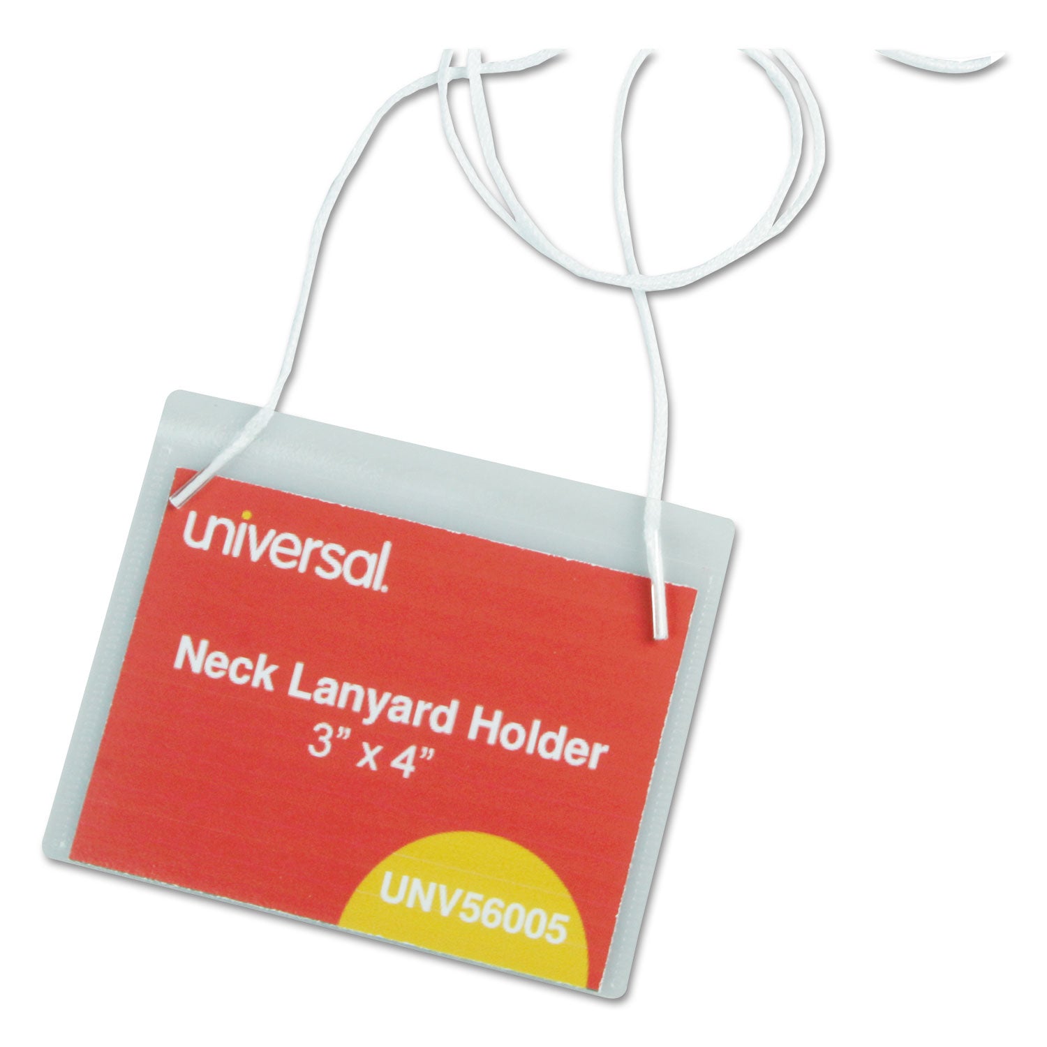 clear-badge-holders-w-neck-lanyards-3-x-4-white-inserts-100-box_unv56005 - 1