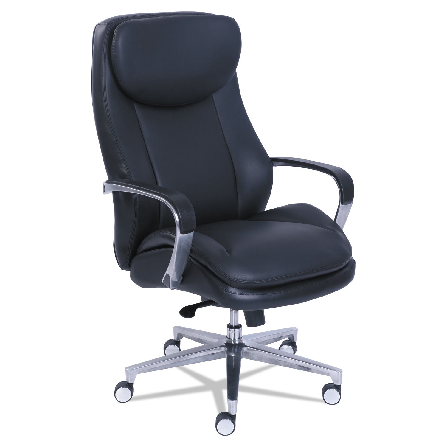 commercial-2000-high-back-executive-chair-supports-up-to-300-lb-2025-to-2325-seat-height-black-seat-back-silver-base_lzb48958 - 1