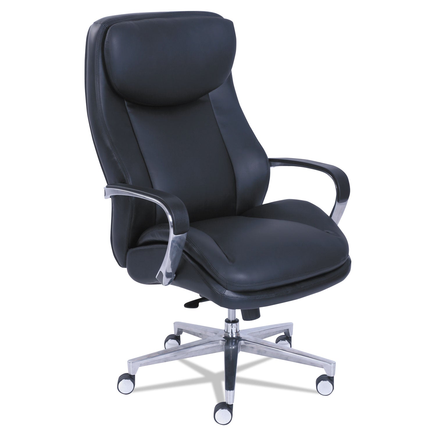 commercial-2000-big-tall-executive-chair-supports-up-to-400-lb-205-to-235-seat-height-black-seat-back-silver-base_lzb48968 - 1