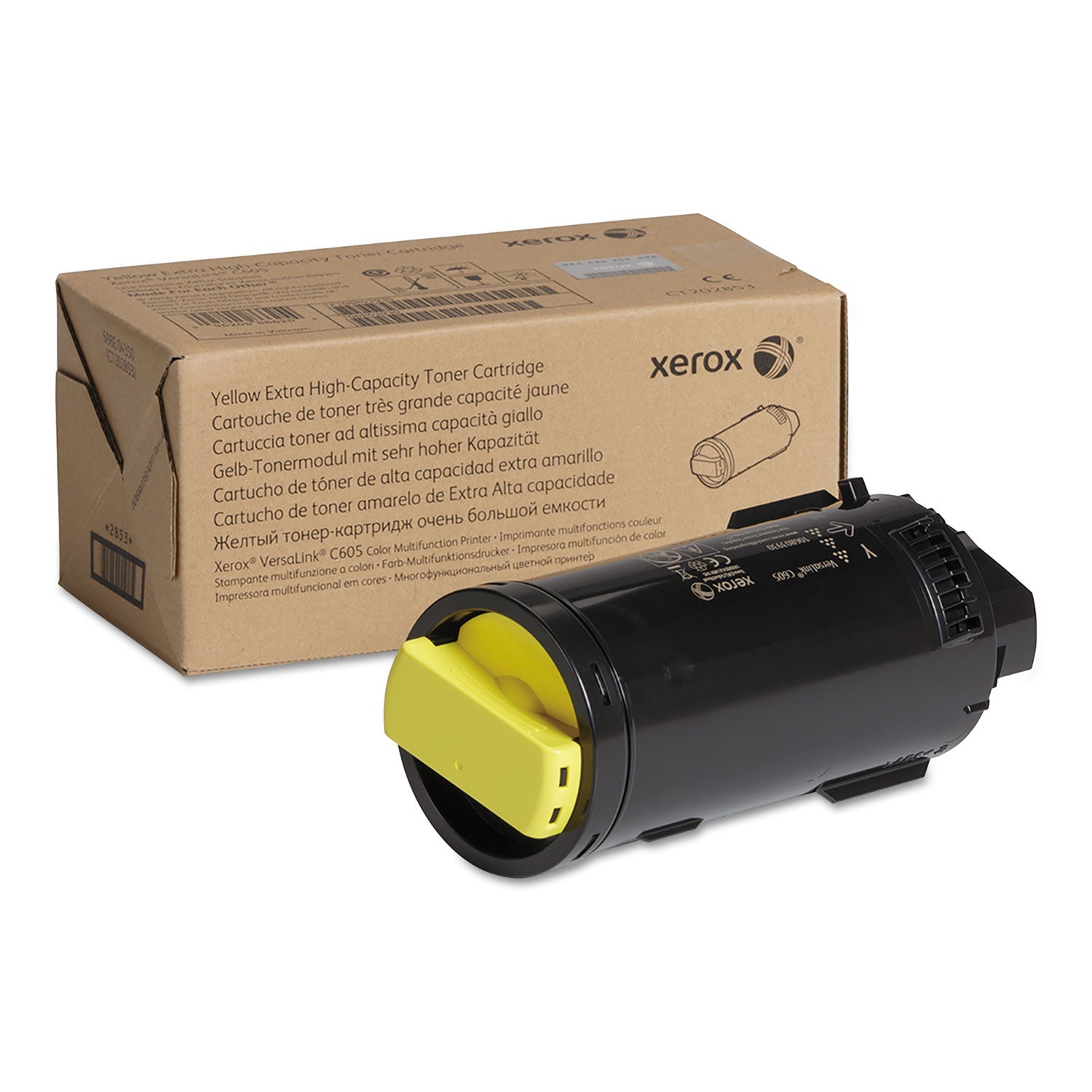 106R04012 Extra High-Yield Toner, 16,800 Page-Yield, Yellow, TAA Compliant - 1