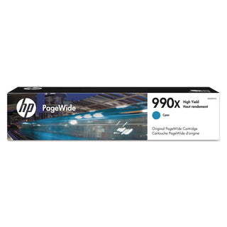 HP 990X, (M0J89AN) High-Yield Cyan Original PageWide Cartridge