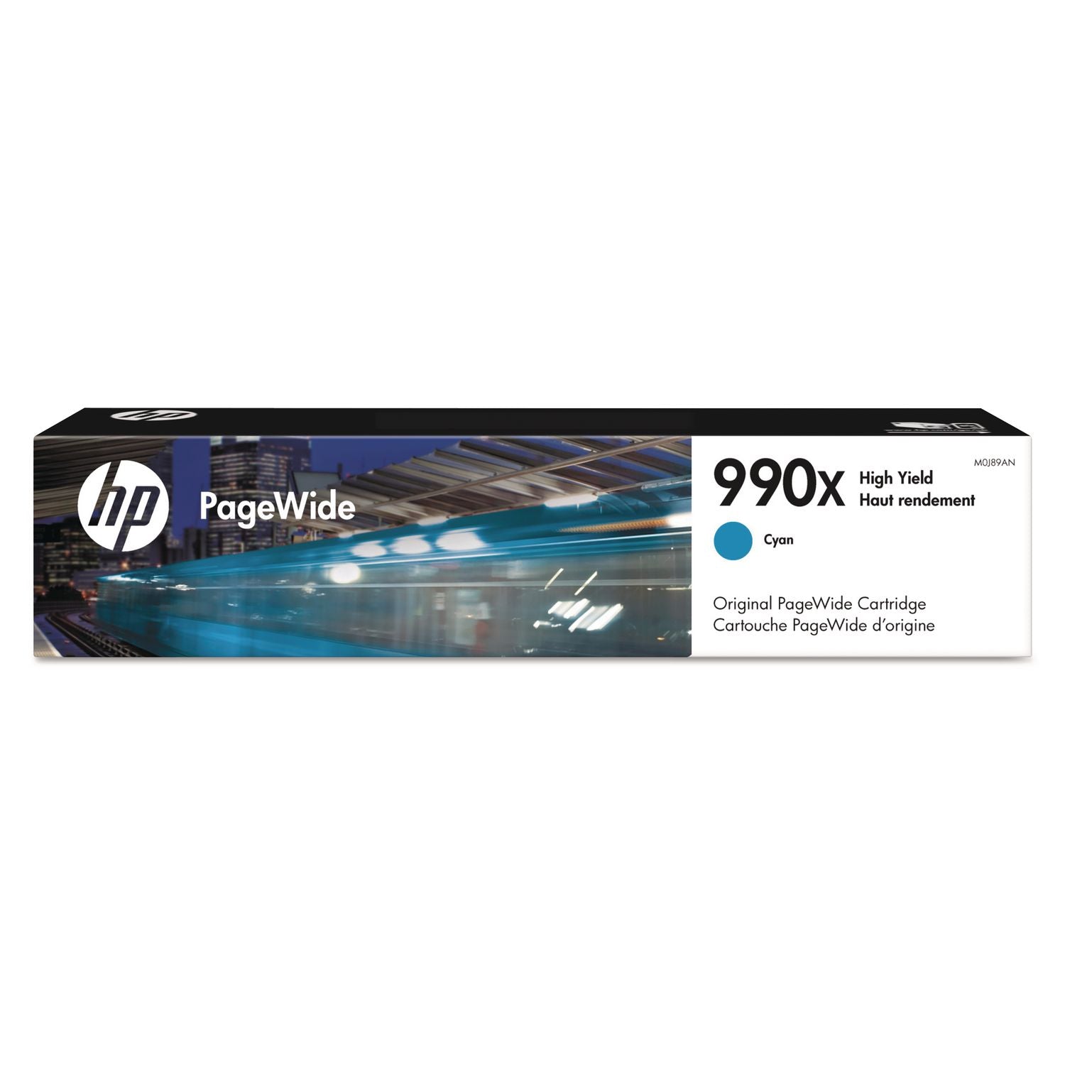 HP 990X, (M0J89AN) High-Yield Cyan Original PageWide Cartridge