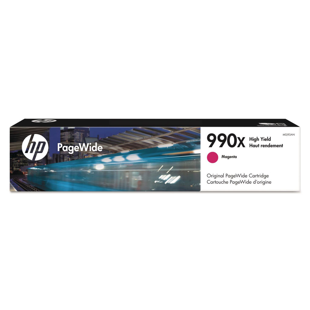 HP 990X, (M0J93AN) High-Yield Magenta Original PageWide Cartridge