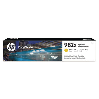 HP 982X, (T0B29A) High-Yield Yellow Original PageWide Cartridge