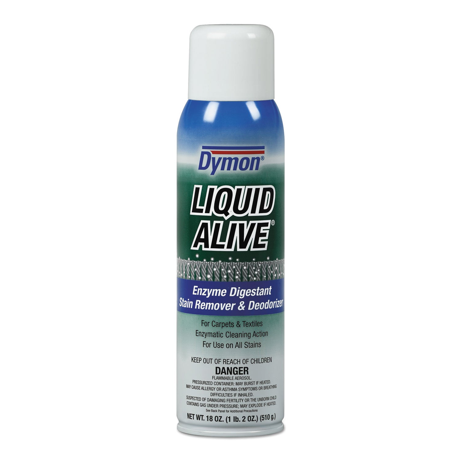 LIQUID ALIVE Carpet Cleaner/Deodorizer, 20 oz Aerosol Spray, 12/Carton - 2