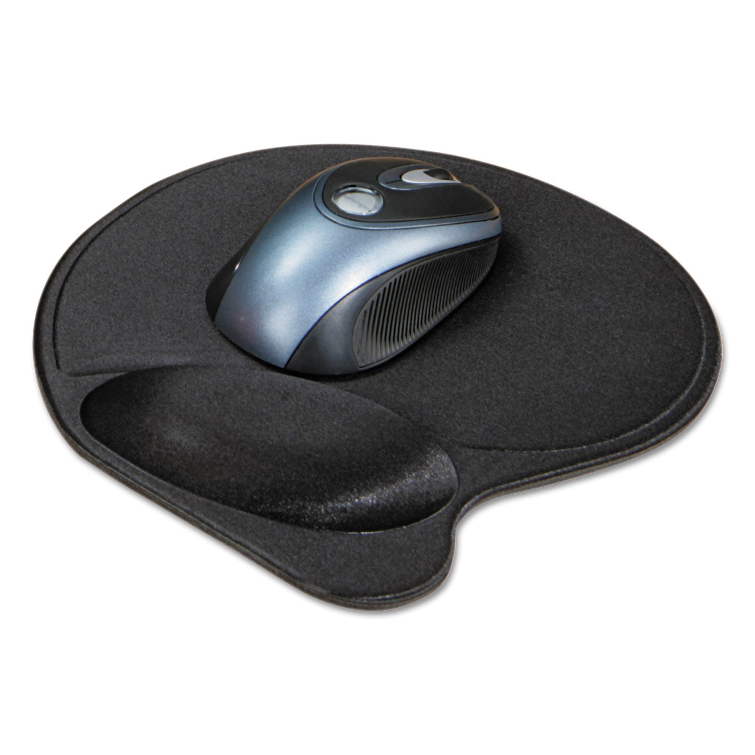 Wrist Pillow Extra-Cushioned Mouse Support, 7.9 x 10.9, Black - 