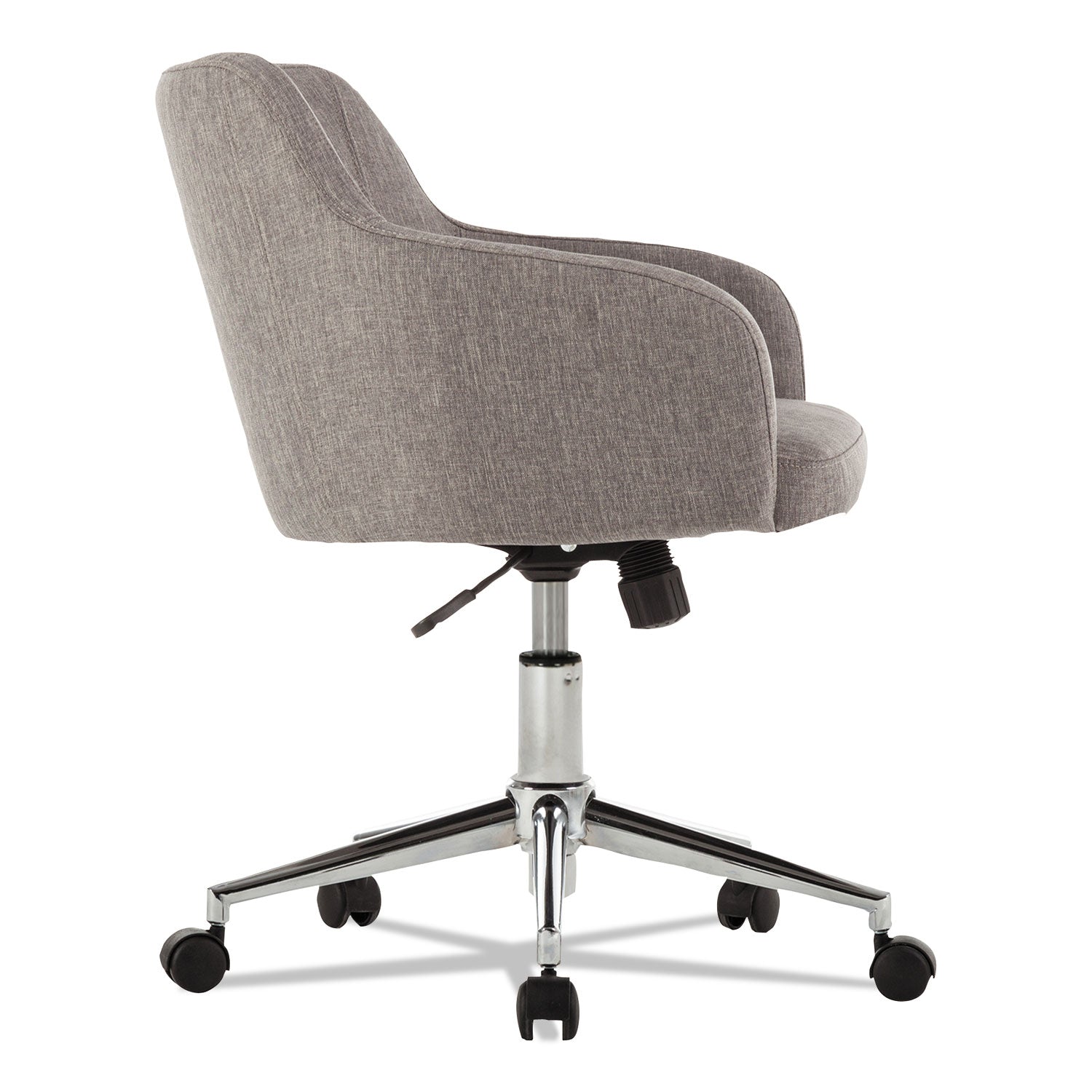 alera-captain-series-mid-back-chair-supports-up-to-275-lb-175-to-205-seat-height-gray-tweed-seat-back-chrome-base_alecs4251 - 3