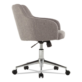 alera-captain-series-mid-back-chair-supports-up-to-275-lb-175-to-205-seat-height-gray-tweed-seat-back-chrome-base_alecs4251 - 3