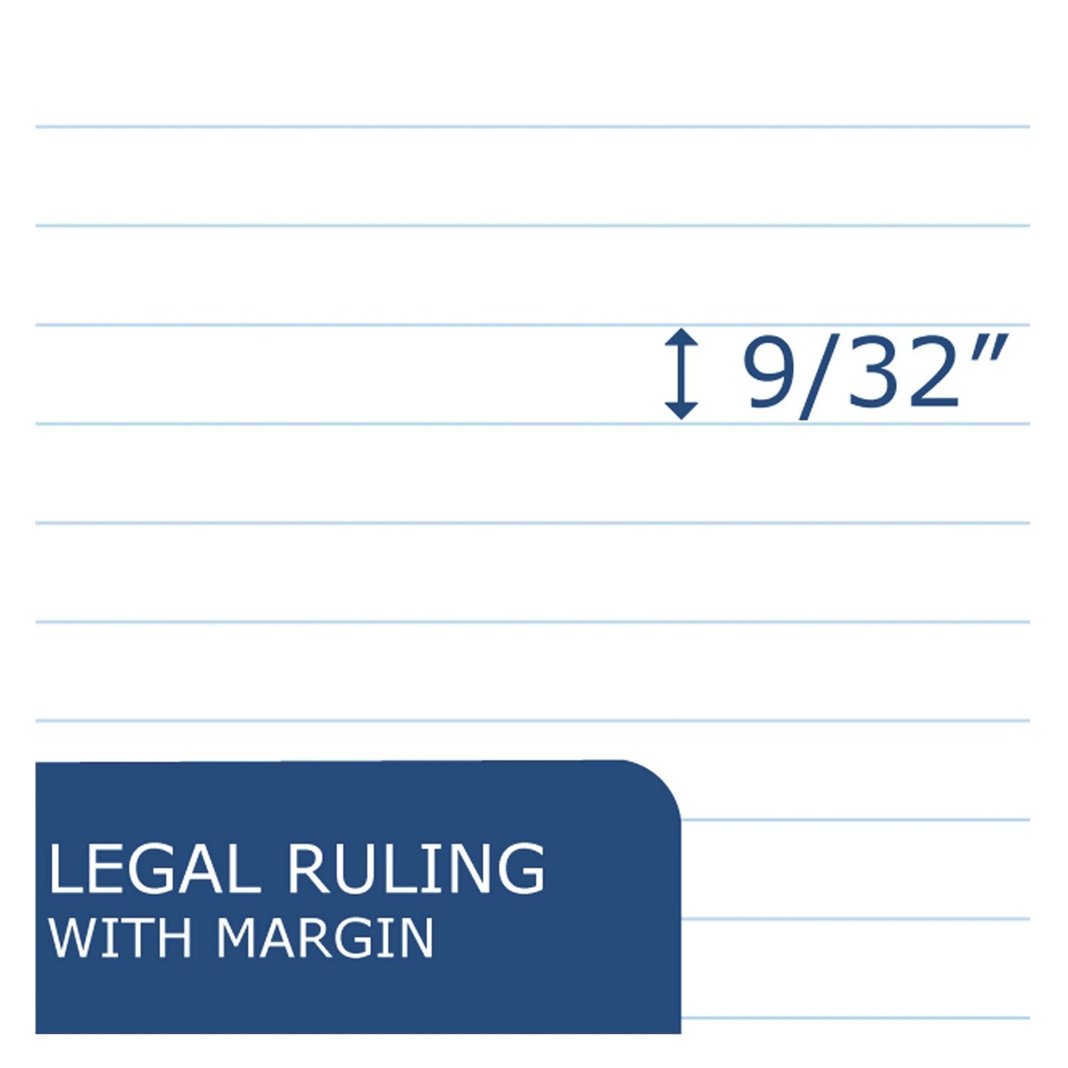 Recycled Legal Pad, Wide/Legal Rule, 40 White 8.5 x 11 Sheets, Dozen - 