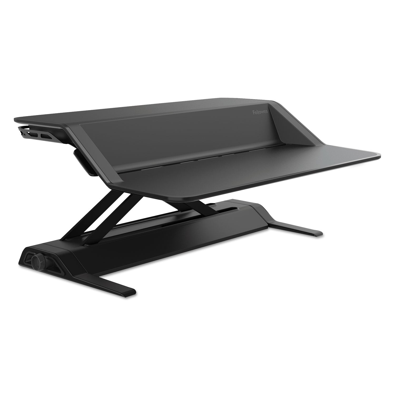 Lotus Sit-Stands Workstation, 32.75" x 24.25" x 5.5" to 22.5", Black - 5
