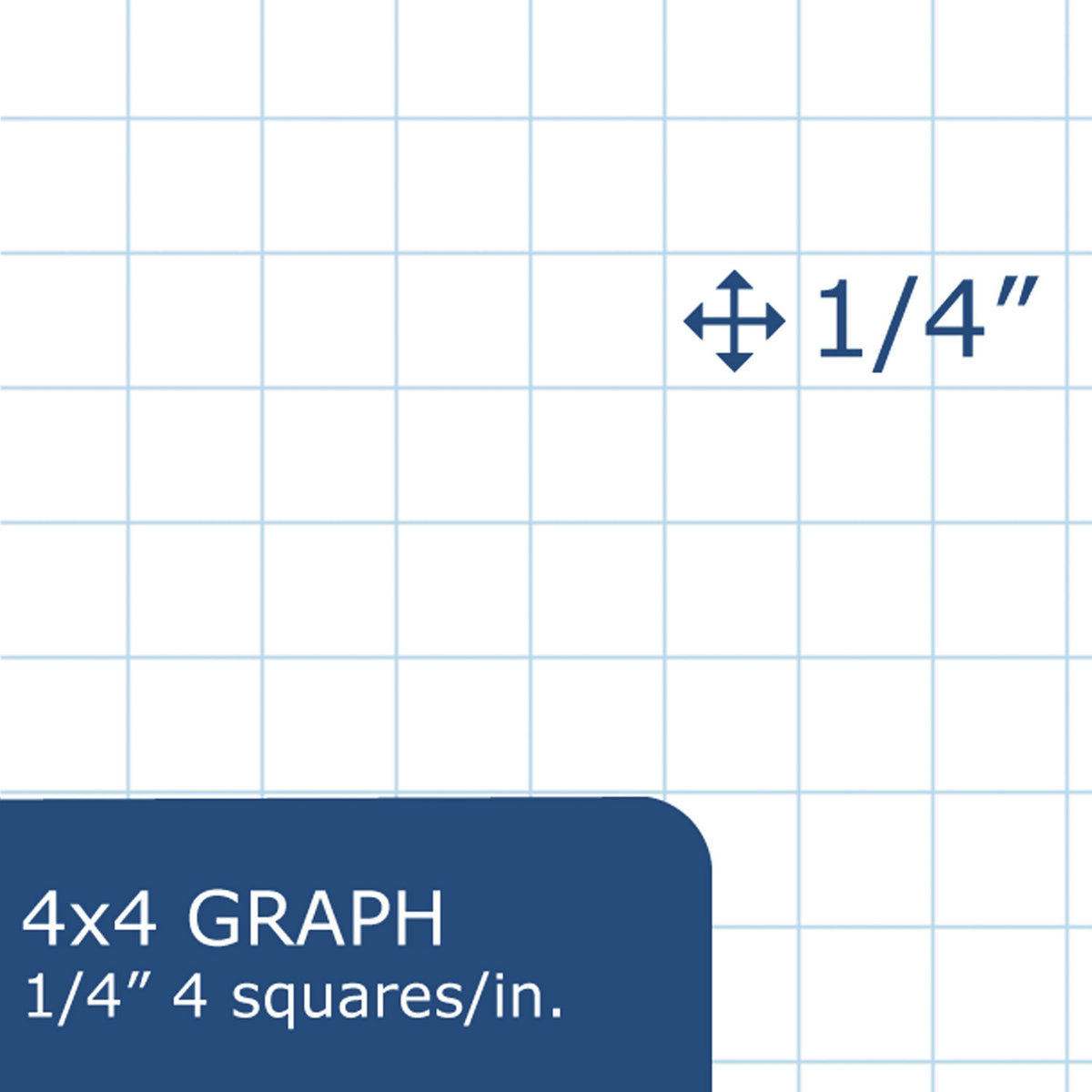 Lab Research Notebook, Quadrille Rule (5 sq/in), Black Cover, (72) 11.25 x 8.75 Sheets