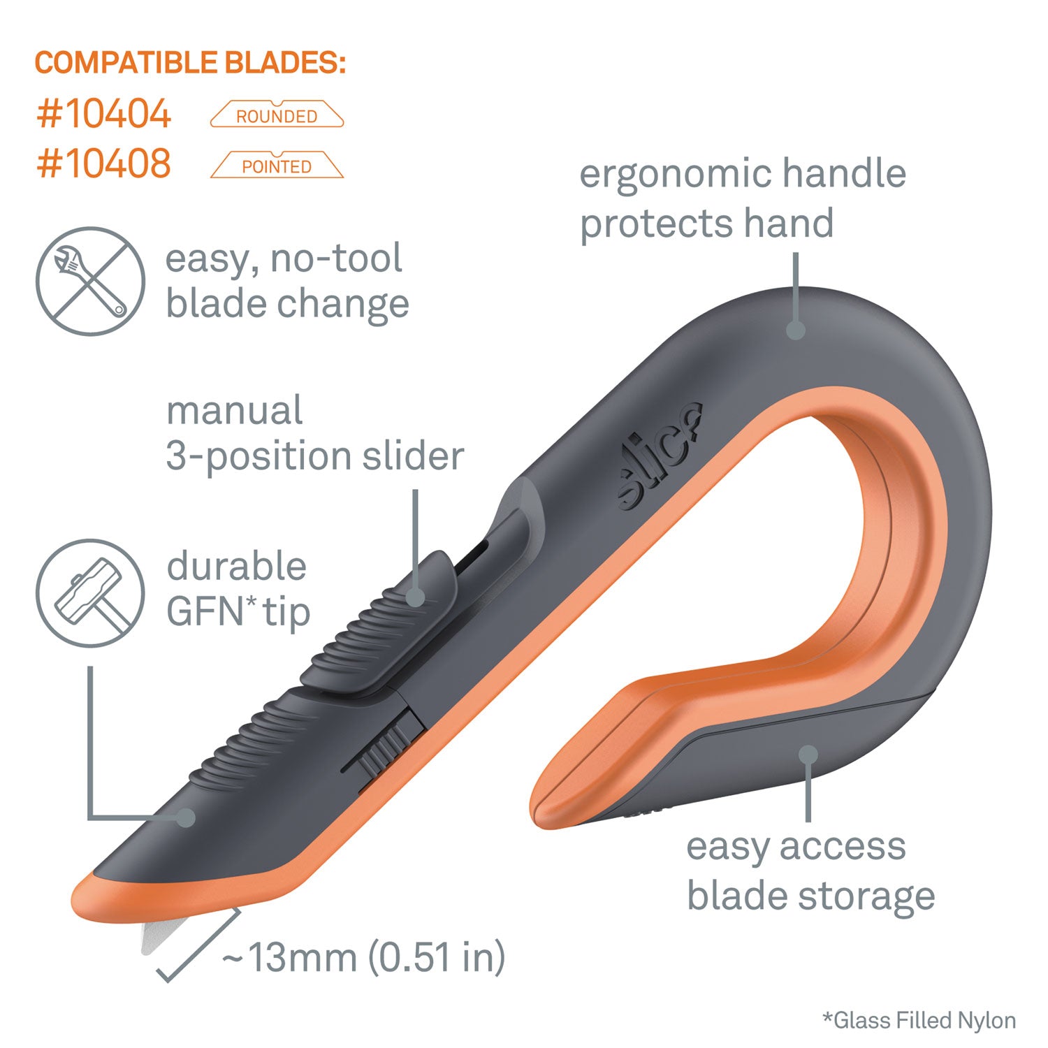 box-cutters-double-sided-replaceable-129-carbon-steel-blade-7-nylon-handle-gray-orange_sli10400 - 2