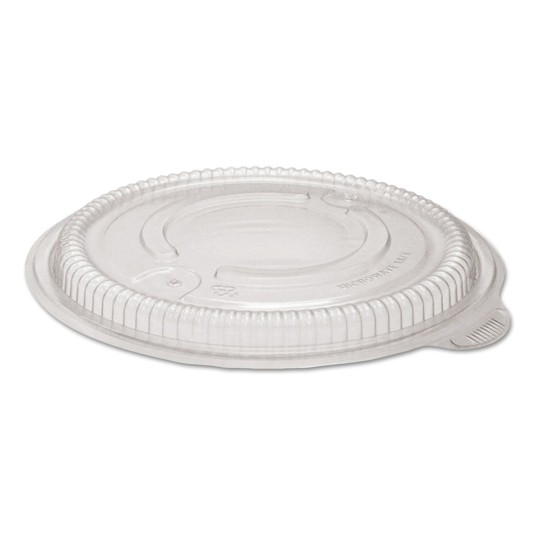 microraves-incredi-bowl-lid-for-18-24-32-48-oz-incredi-bowls-85-diameter-x-063h-clear-plastic-150-carton_anz4338505 - 1