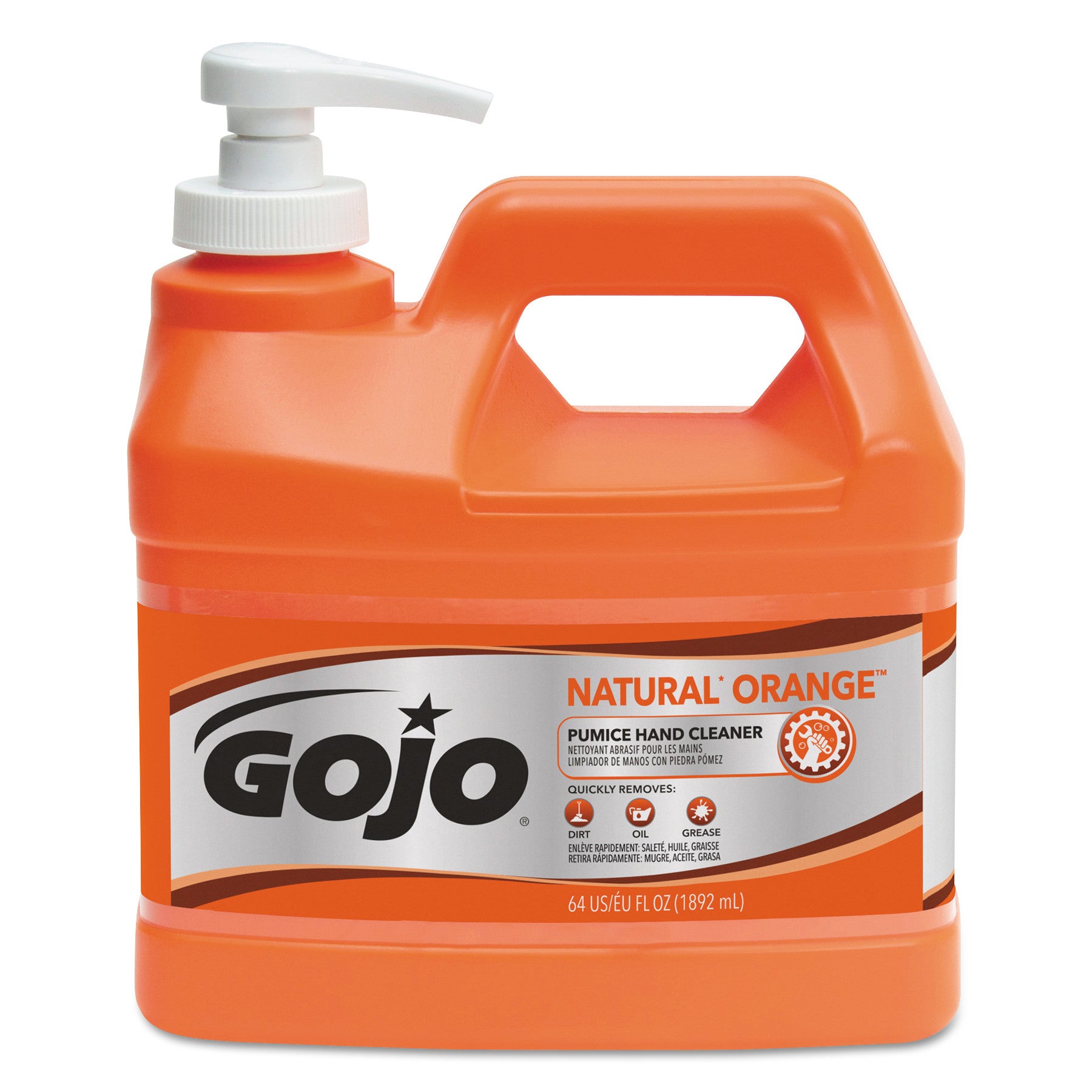 natural-orange-pumice-hand-cleaner-citrus-05-gal-pump-bottle-4-carton_goj095804 - 1