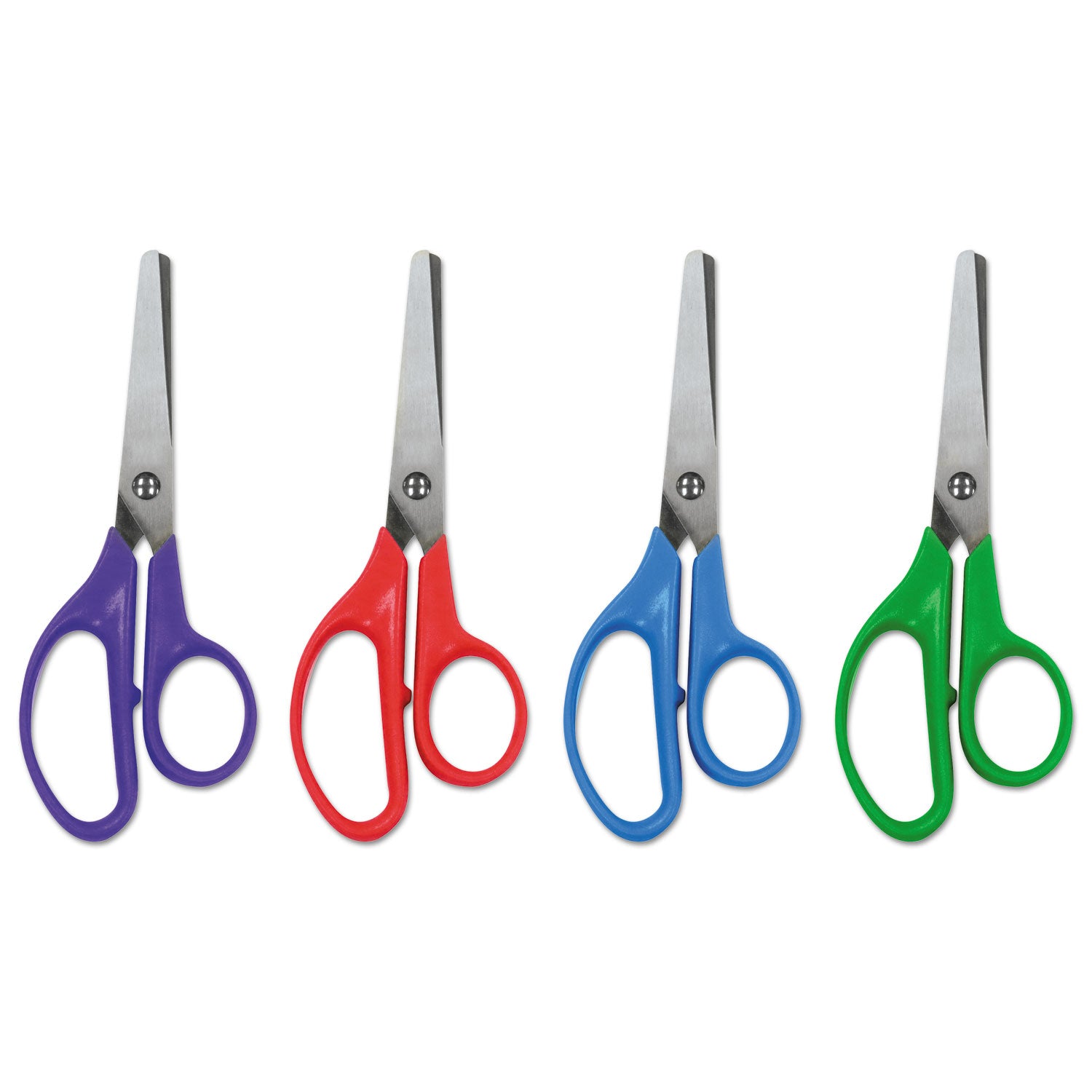 kids-scissors-rounded-tip-5-long-175-cut-length-assorted-straight-handles-12-pack_unv92023 - 2