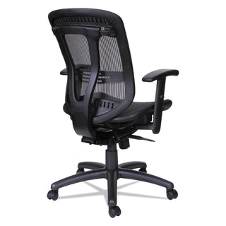 Alera Eon Series Multifunction Mid-Back Suspension Mesh Chair, Supports Up to 275 lb, 17.51" to 21.25" Seat Height, Black - 