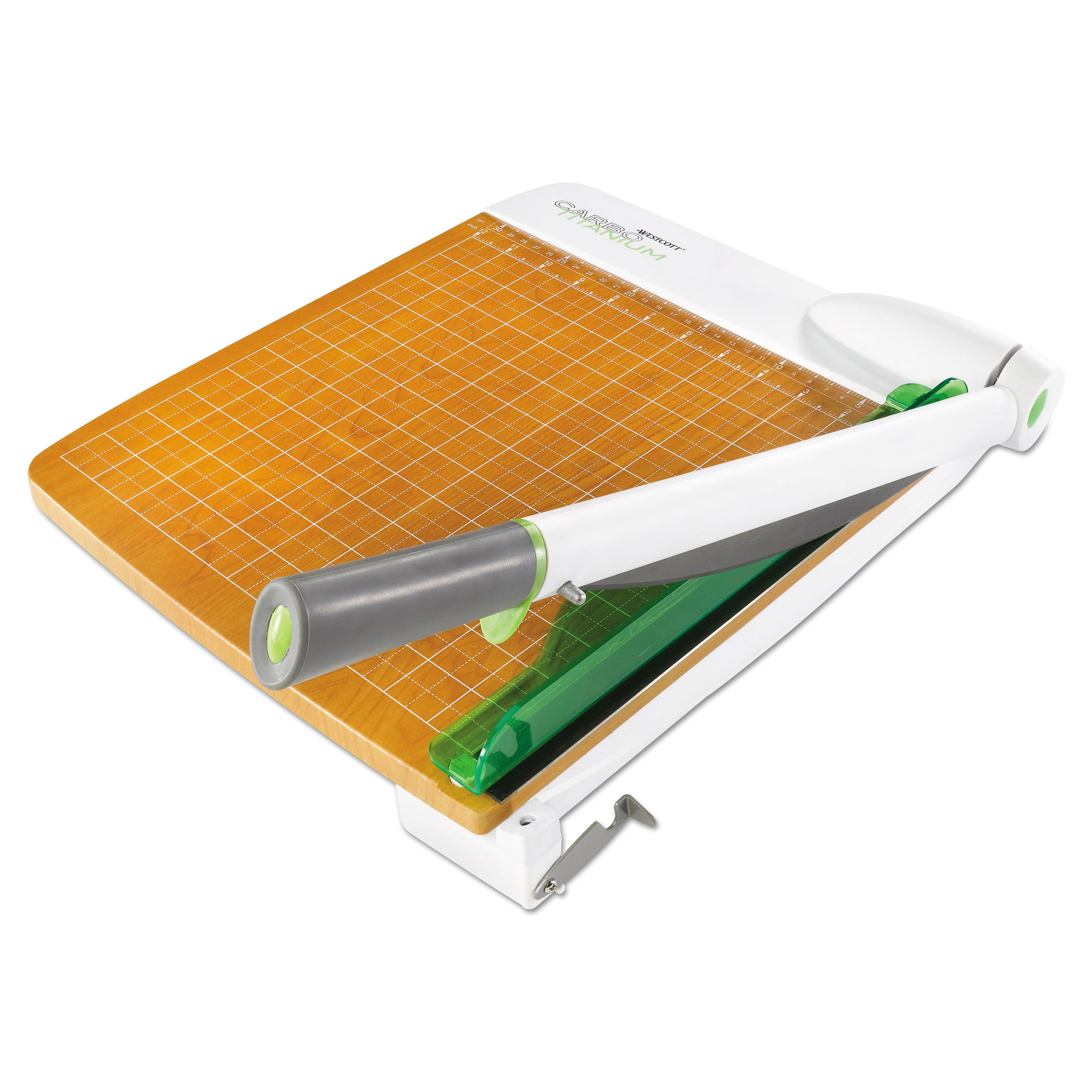 carbotitanium-guillotine-paper-trimmer-30-sheets-12-cut-length-metal-wood-composite-base-14-x-22_acm16717 - 1