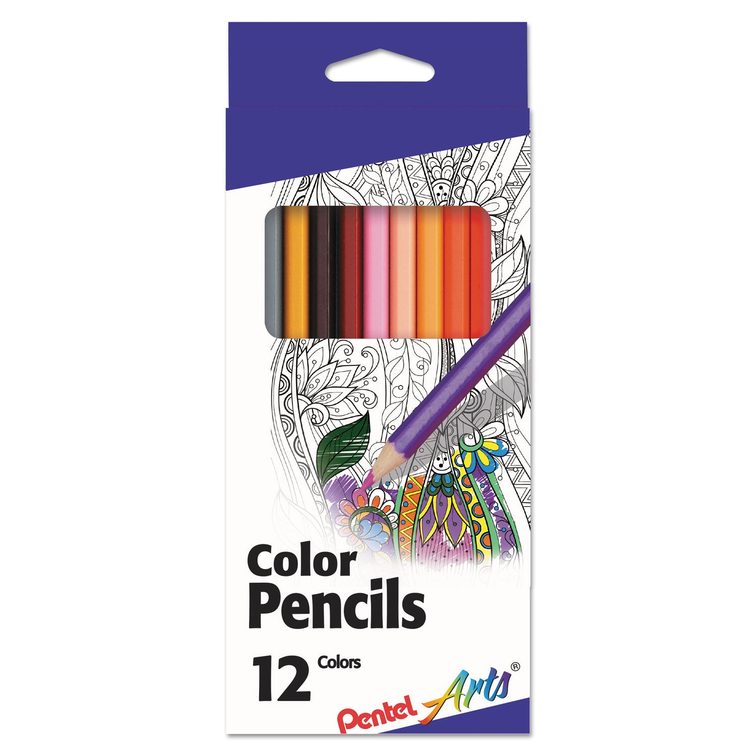 color-pencils-198-mm-h-#3-assorted-lead-and-barrel-colors-dozen_pencb812 - 1