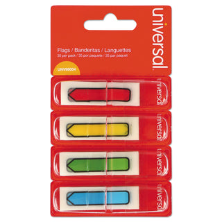Page Flags, Assorted Colors, 35 Flags/Dispenser, 4 Dispensers/Pack - 