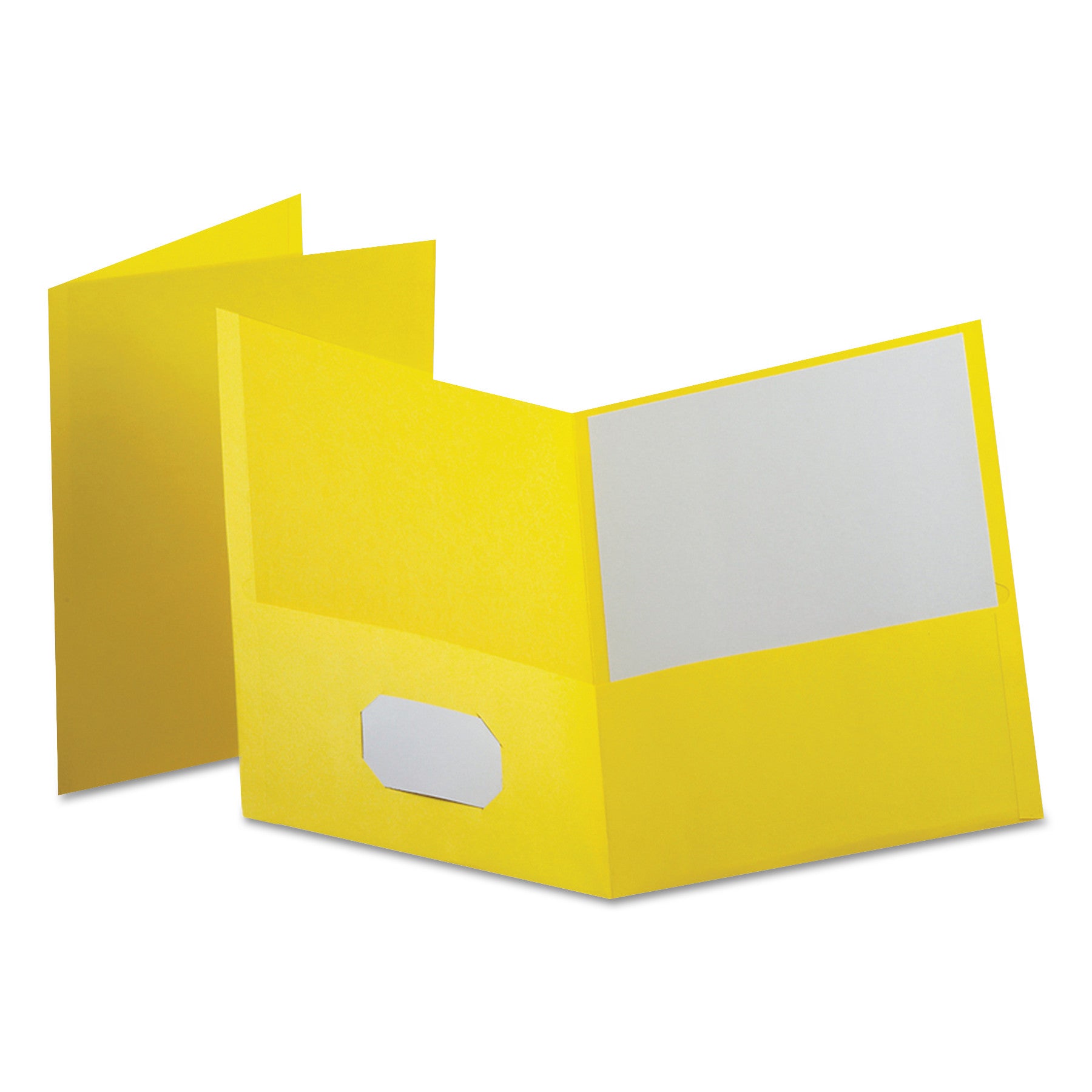 leatherette-two-pocket-portfolio-85-x-11-yellow-yellow-10-pack_oxf57579ee - 1