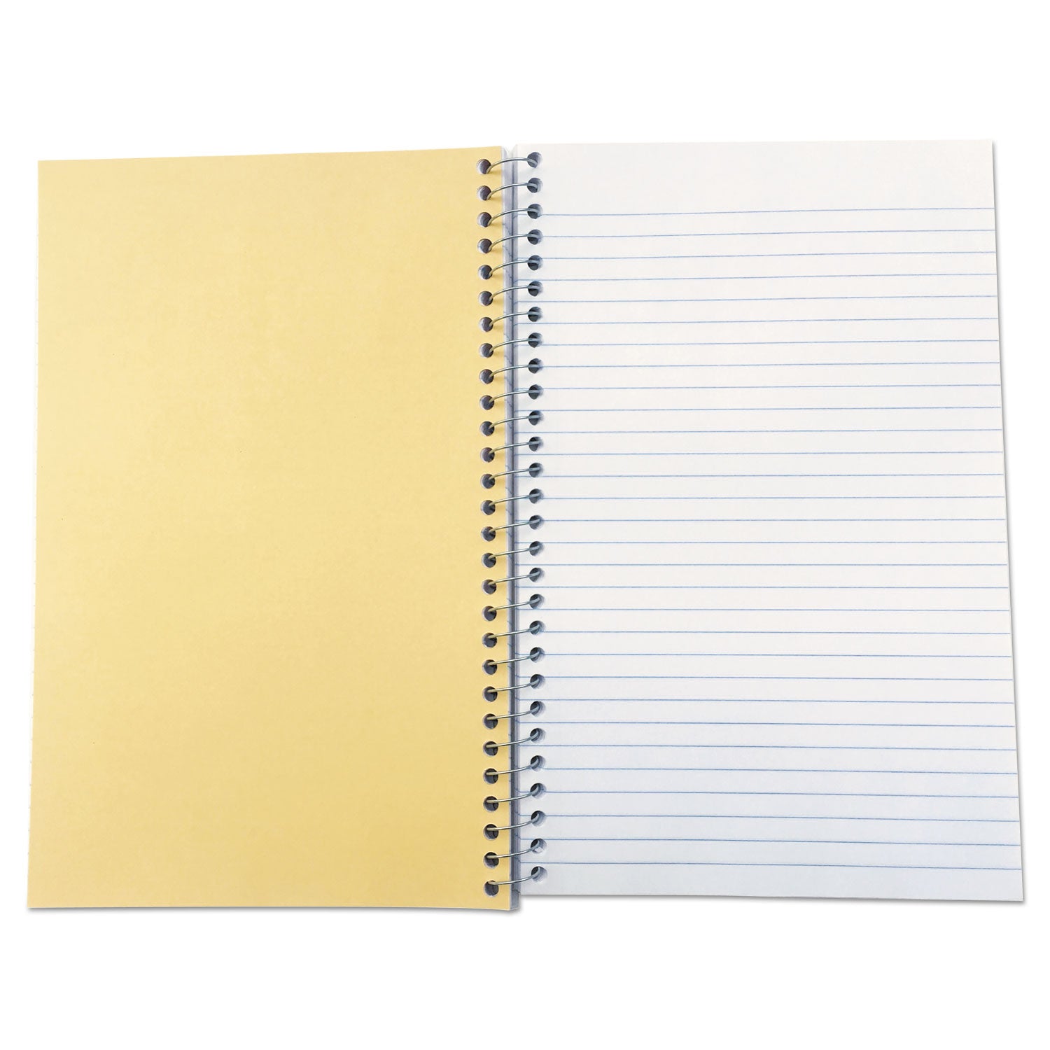 Wirebound Notebook, 3-Subject, Medium/College Rule, Black Cover, (120) 9.5 x 6 Sheets - 