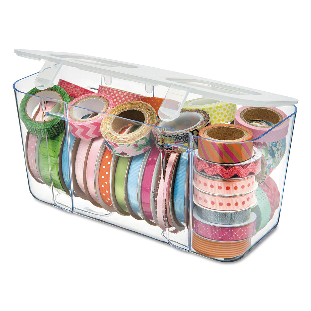 stackable-caddy-organizer-medium-plastic-88-x-4-x-438-white_def29201cr - 1
