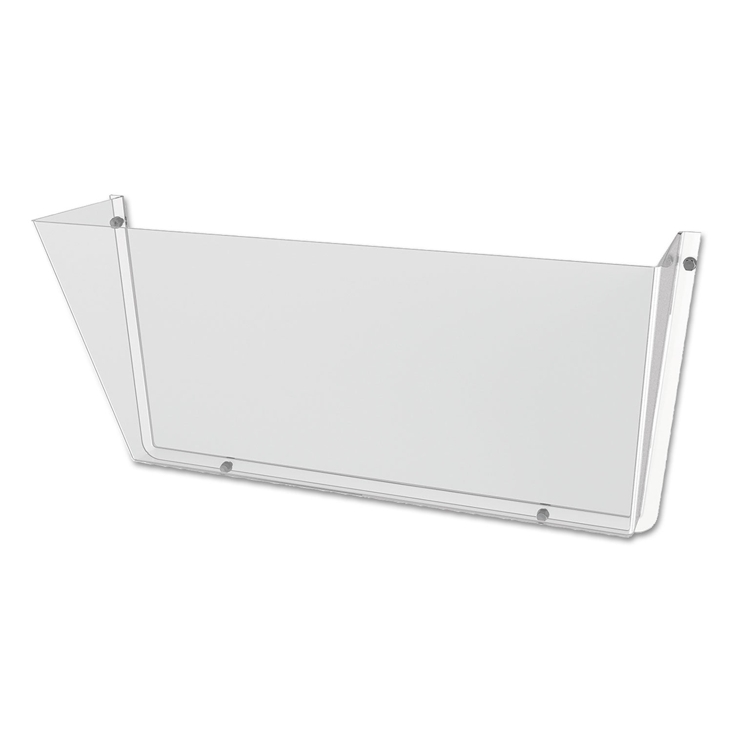 Unbreakable DocuPocket Wall File, Letter Size, 14.5" x 3" x 6.5", Clear - 