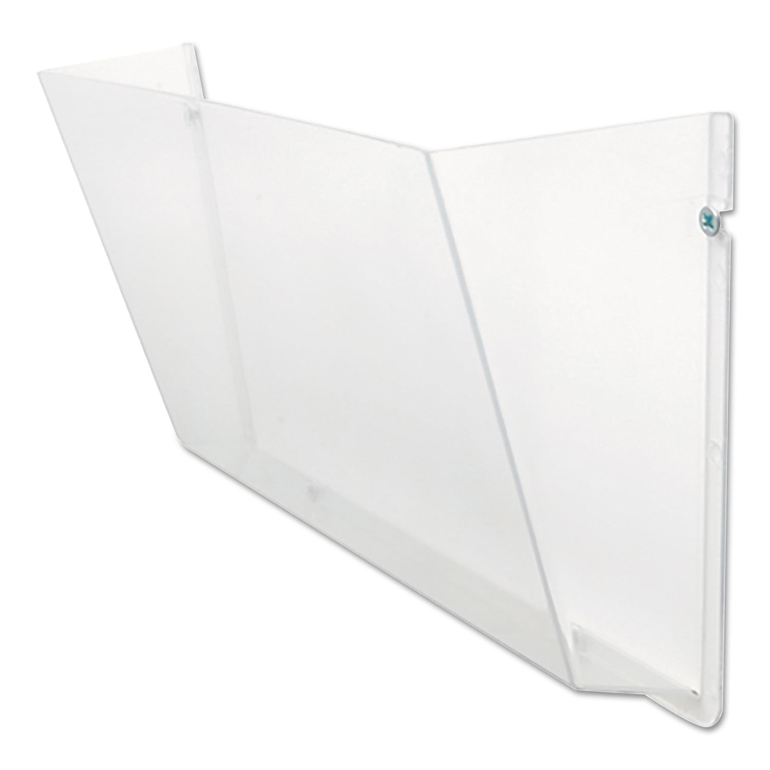 Unbreakable DocuPocket Wall File, Letter Size, 14.5" x 3" x 6.5", Clear - 