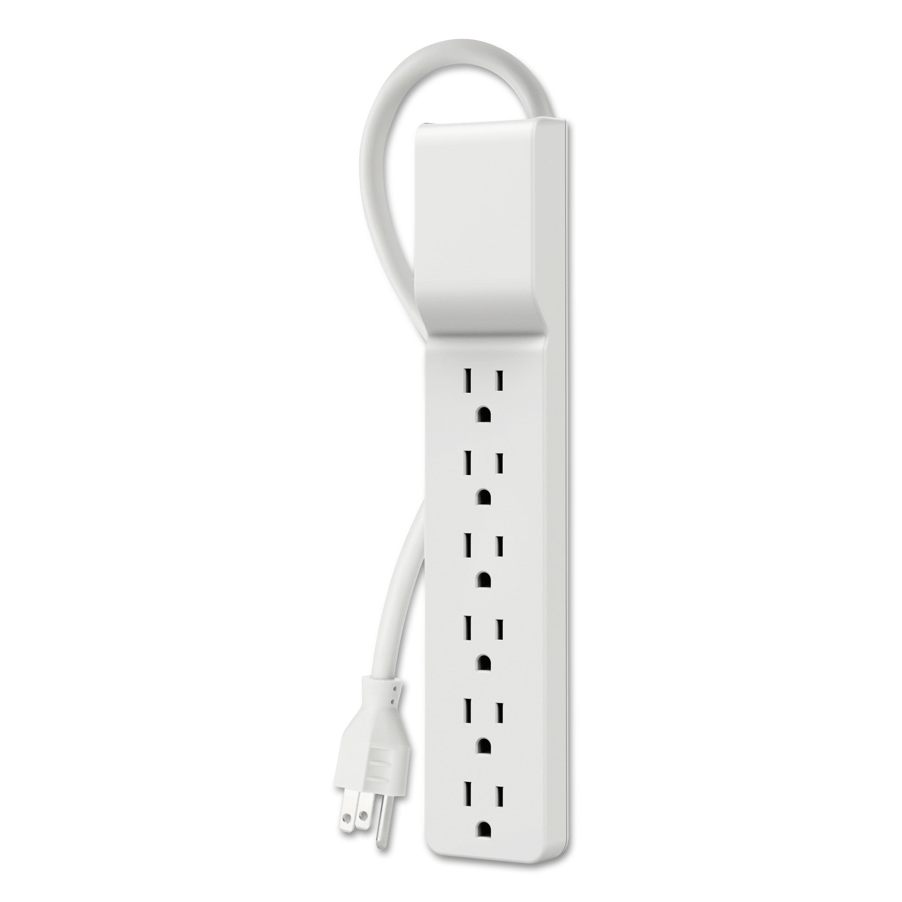 home-office-surge-protector-6-ac-outlets-10-ft-cord-720-j-white_blkbe10600010 - 1