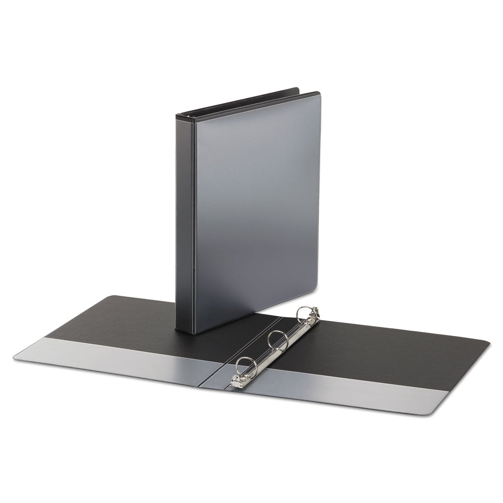 economy-round-ring-view-binder-3-rings-1-capacity-11-x-85-black_off80961 - 2