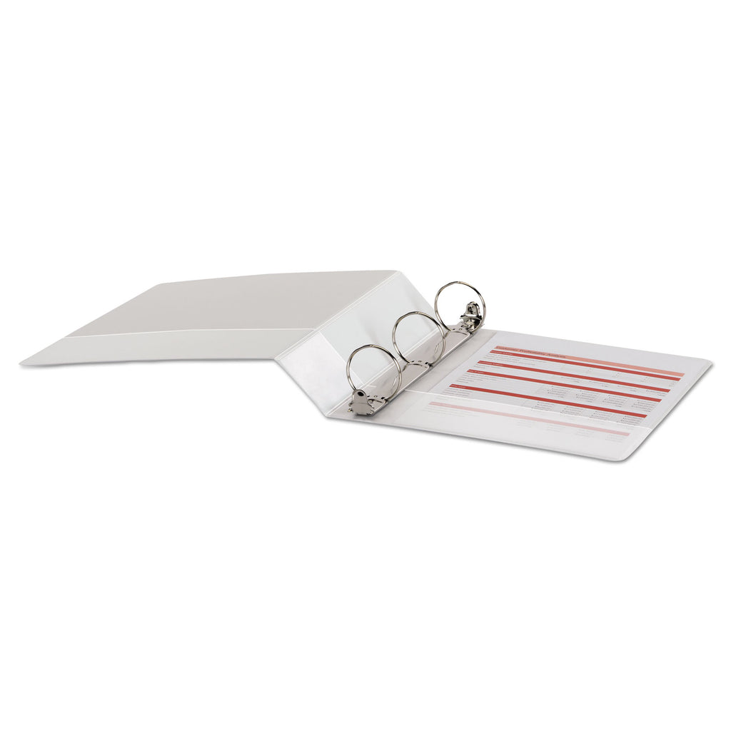 economy-round-ring-view-binder-3-rings-2-capacity-11-x-85-white_off82235 - 3
