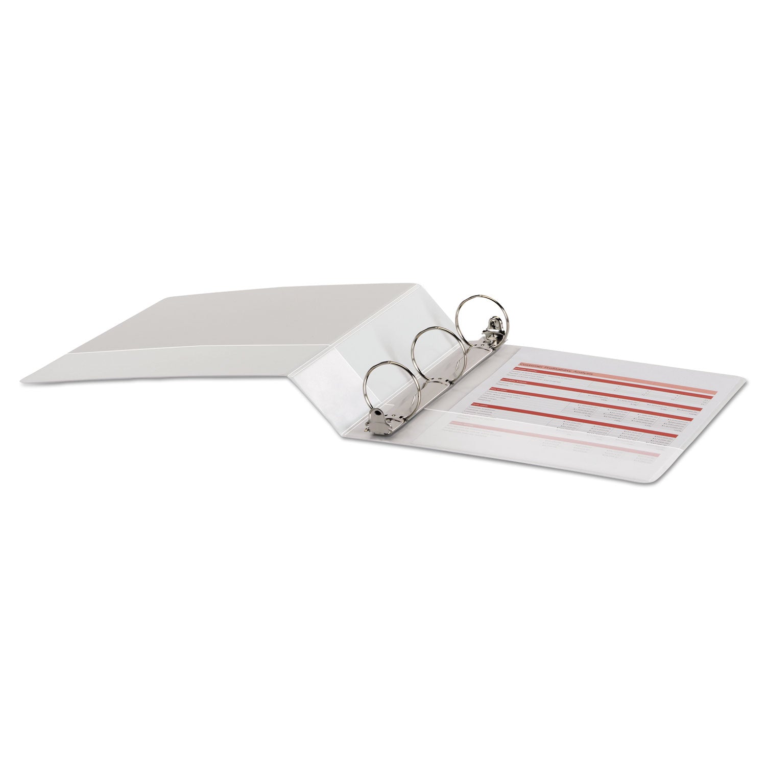 economy-round-ring-view-binder-3-rings-2-capacity-11-x-85-white_off82235 - 3