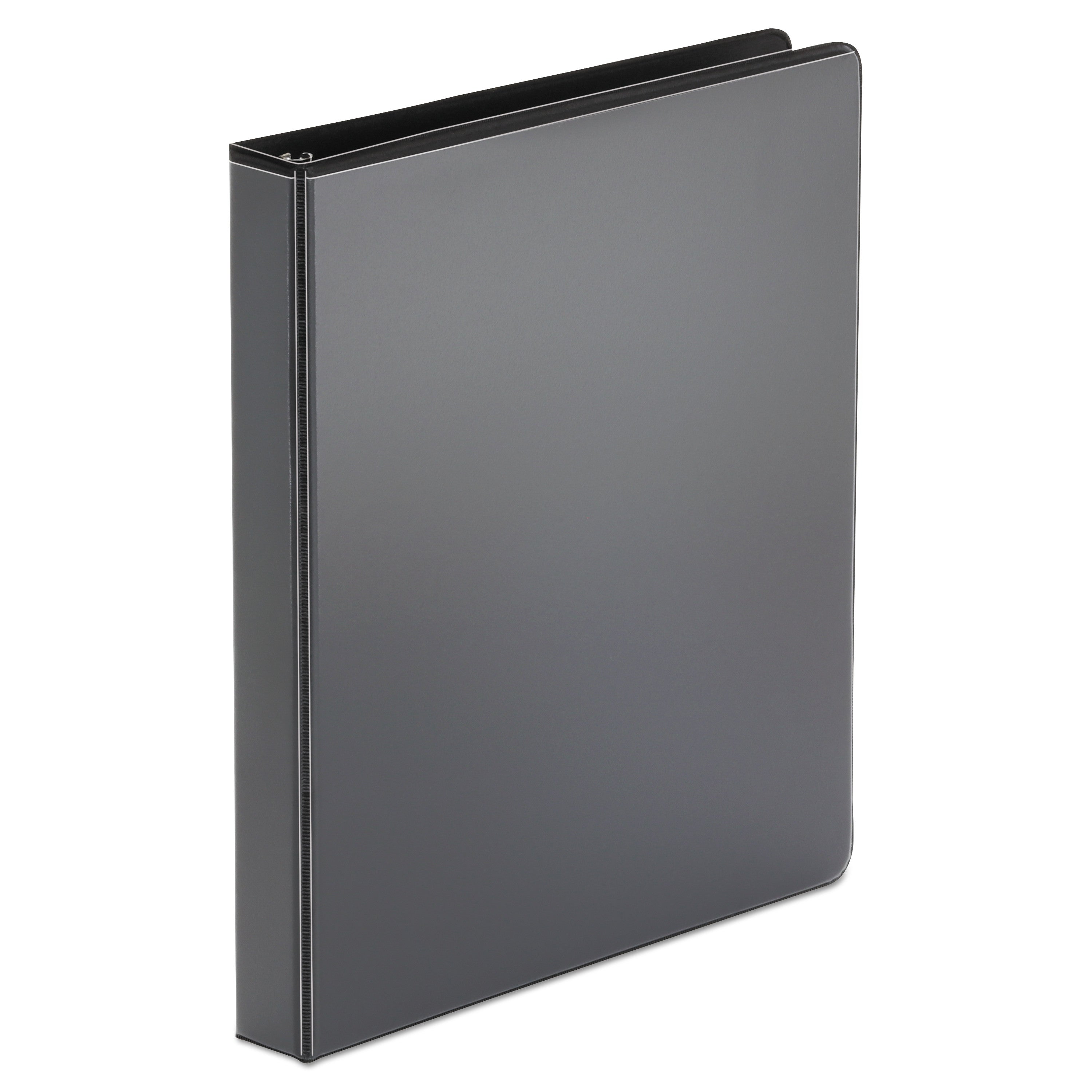 Economy Round Ring View Binder, 3 Rings, 1" Capacity, 11 x 8.5, Black - 