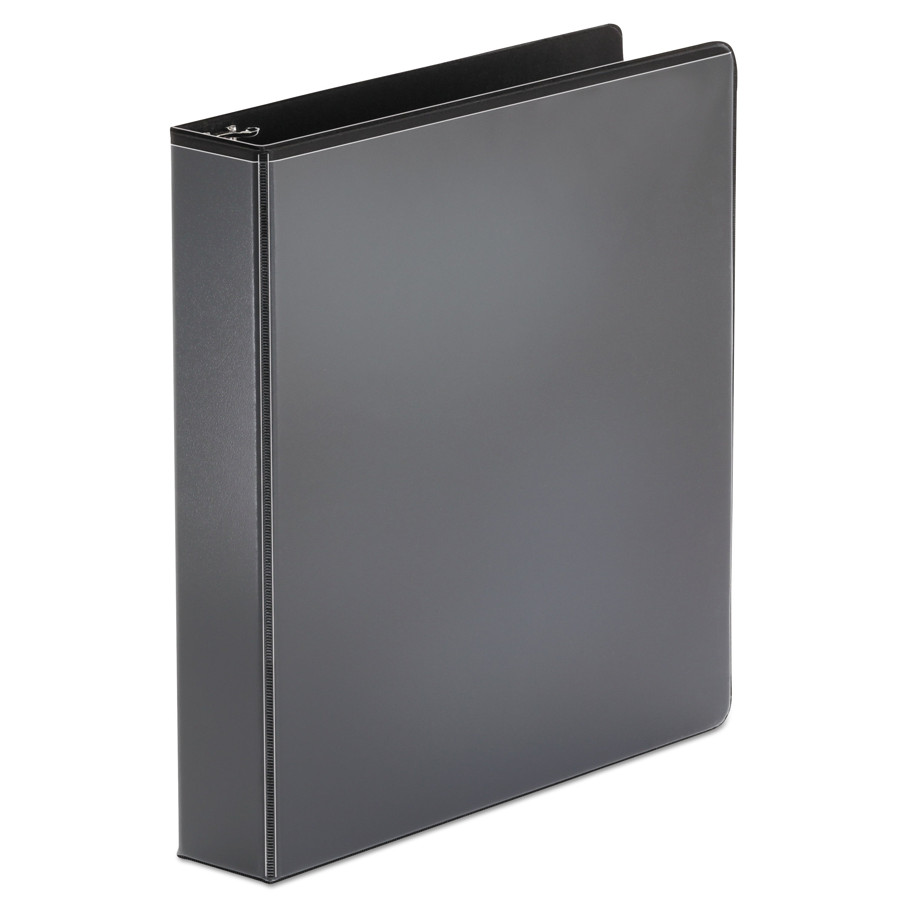 Economy Round Ring View Binder, 3 Rings, 1.5" Capacity, 11 x 8.5, Black - 