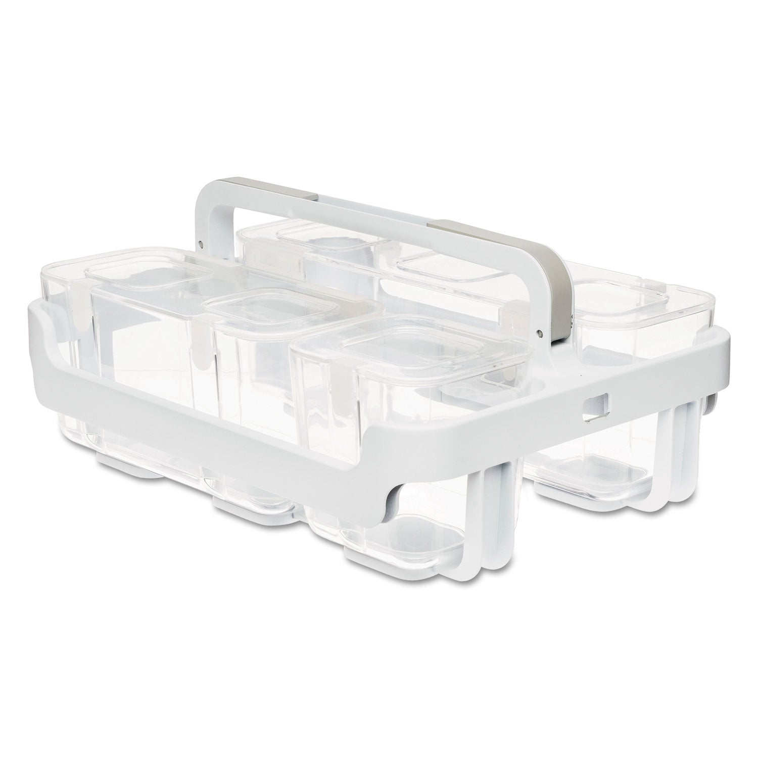 stackable-caddy-organizer-with-s-m-and-l-containers-plastic-105-x-14-x-65-white-caddy-clear-containers_def29003 - 7