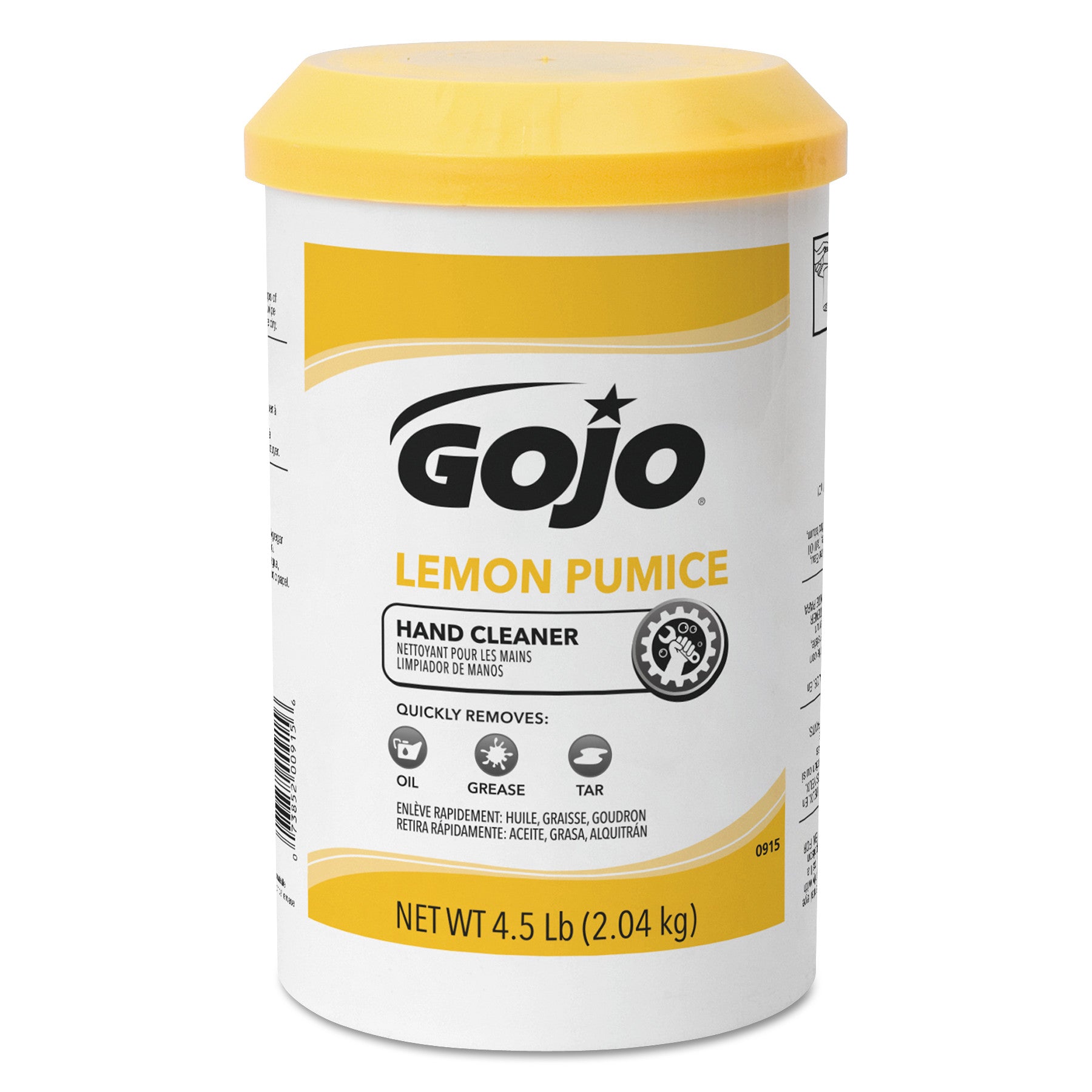 pumice-hand-cleaner-lemon-scent-45-lb-tub-6-carton_goj0915 - 1