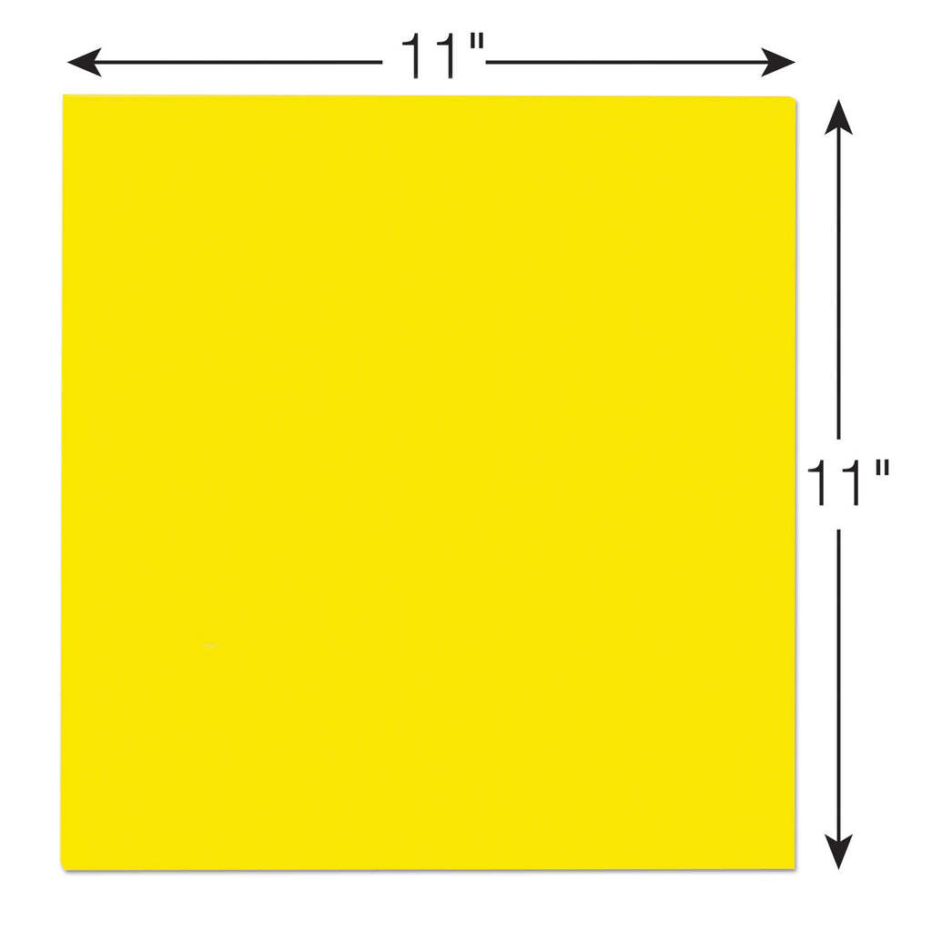 Big Notes, Unruled, 11 x 11, Yellow, 30 Sheets