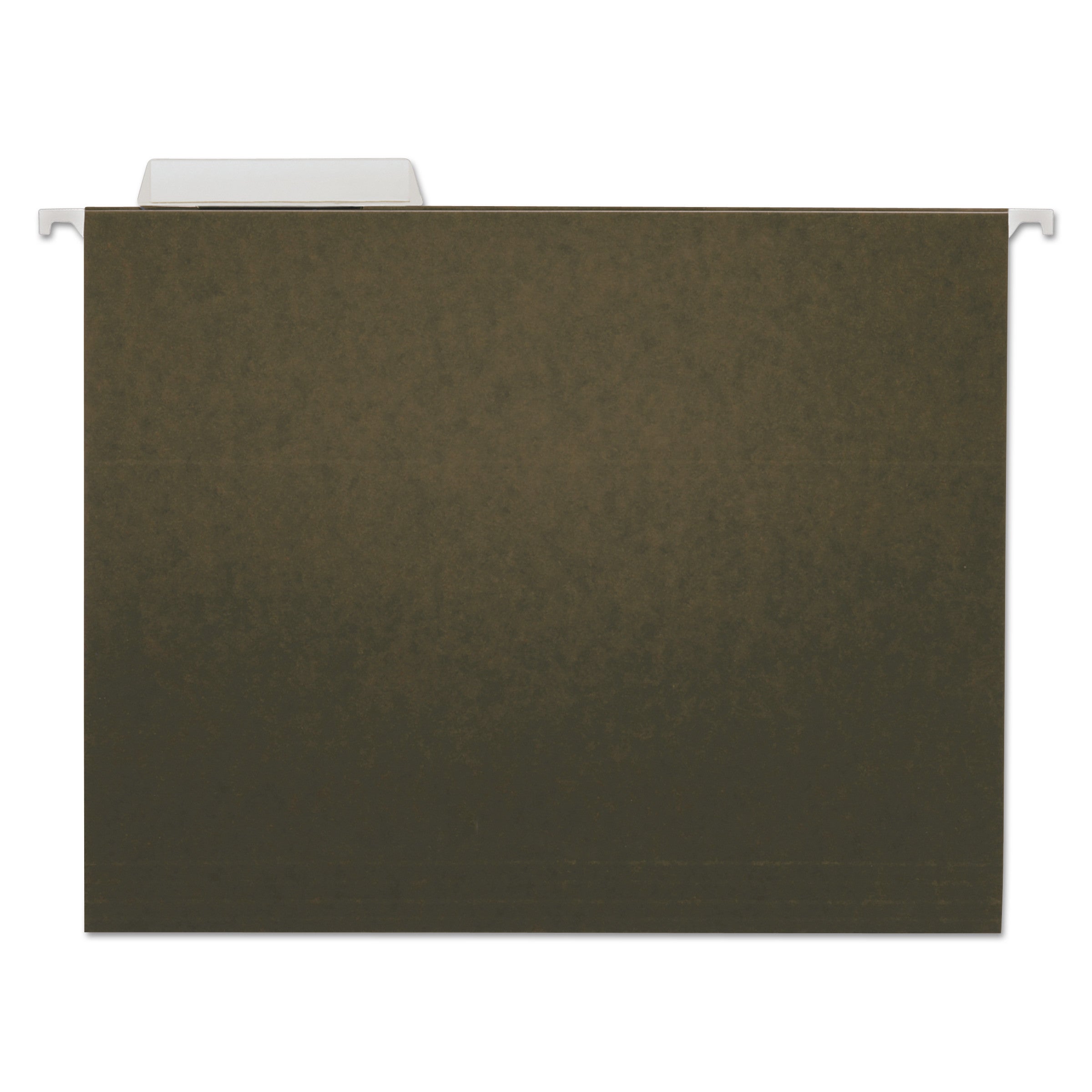 Hanging File Folders, Letter Size, 1/3-Cut Tabs, Standard Green, 25/Box - 