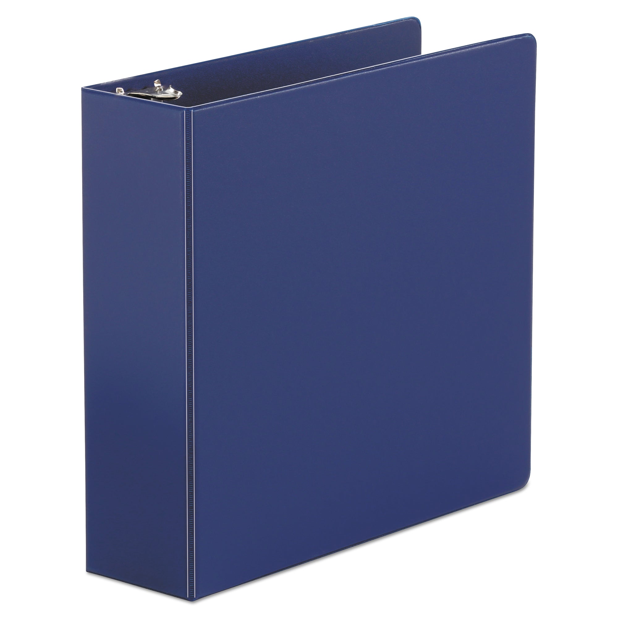 Economy Non-View Round Ring Binder, 3 Rings, 3" Capacity, 11 x 8.5, Royal Blue - 