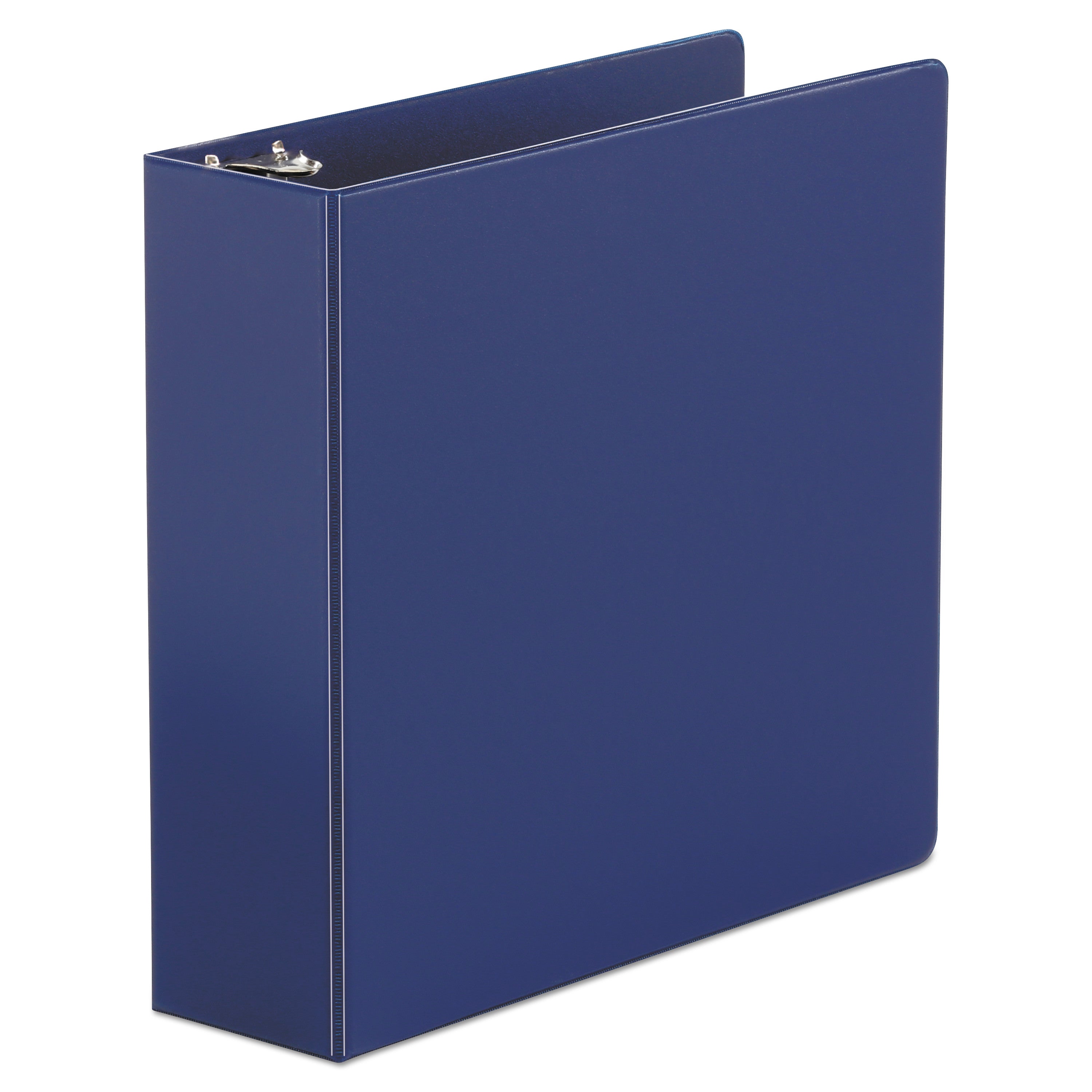 Economy Non-View Round Ring Binder, 3 Rings, 3" Capacity, 11 x 8.5, Royal Blue - 