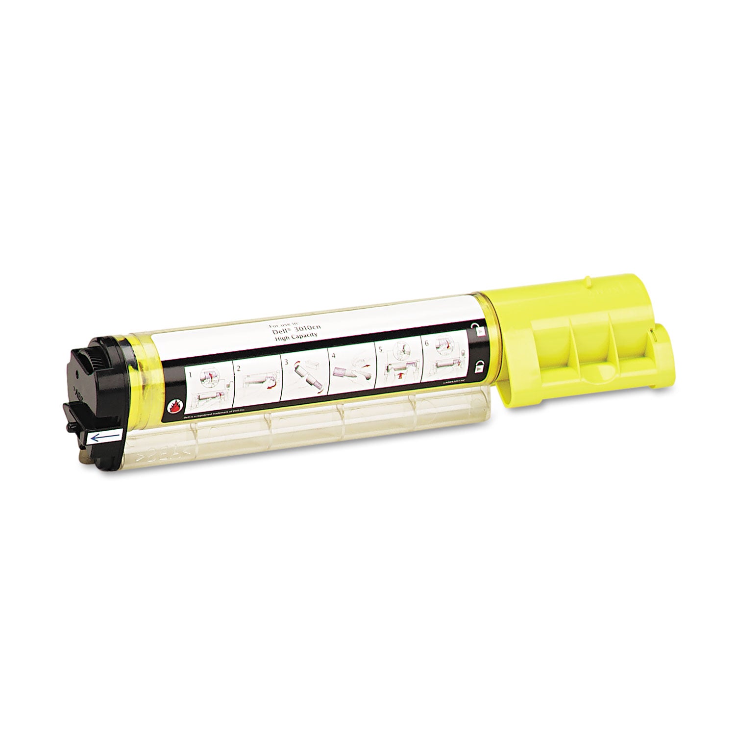 Compatible 341-3569 High-Yield Toner, 4,000 Page-Yield, Yellow - 