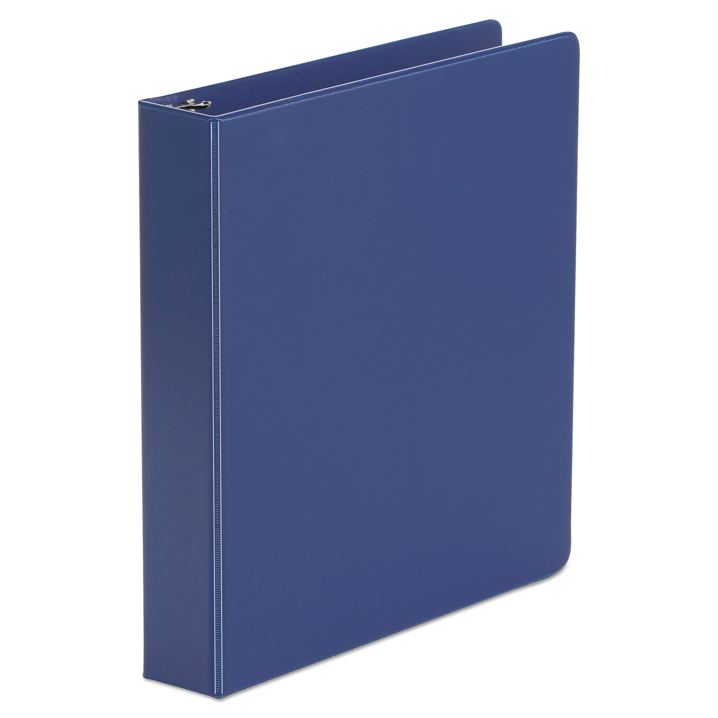 Economy Non-View Round Ring Binder, 3 Rings, 1.5" Capacity, 11 x 8.5, Royal Blue - 
