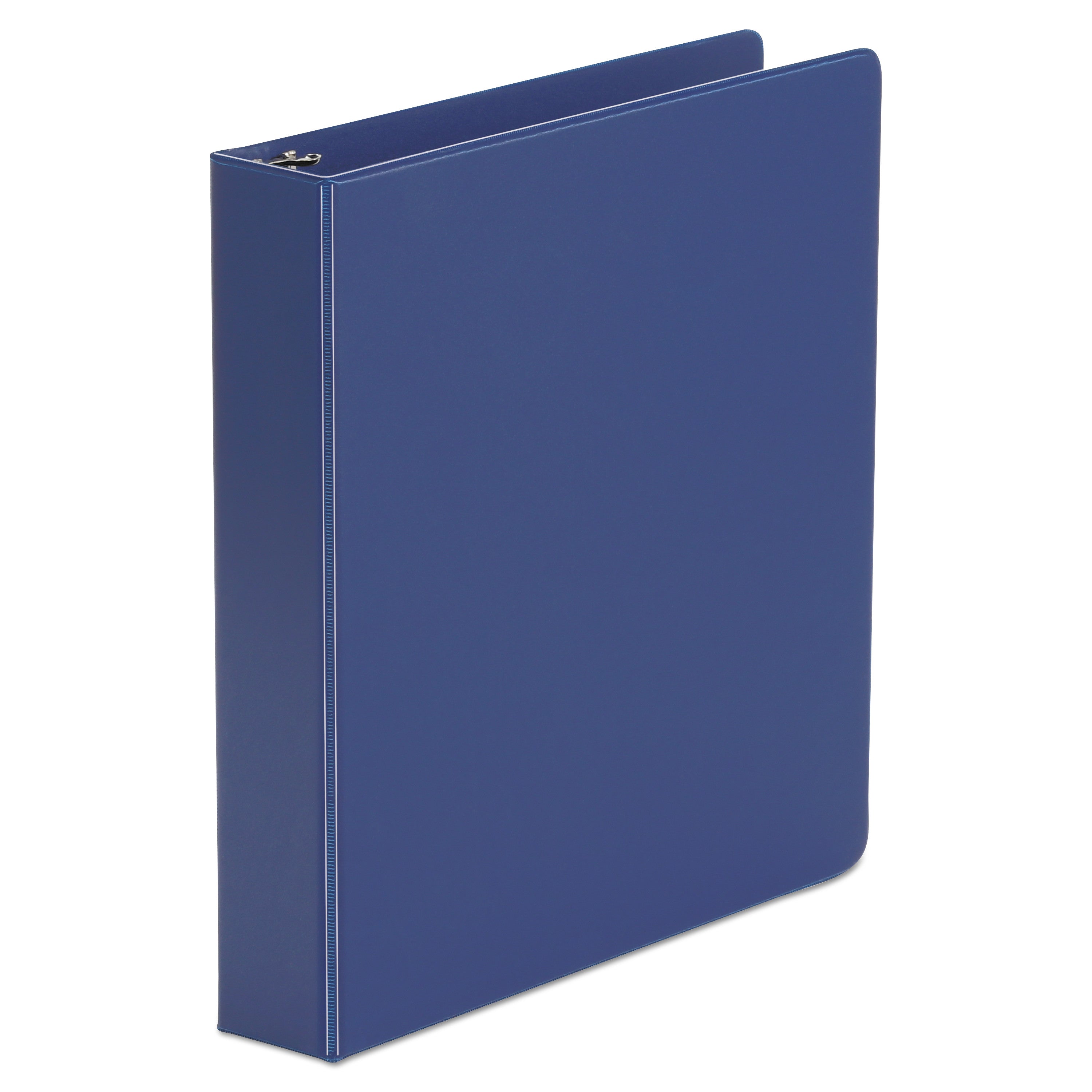 Economy Non-View Round Ring Binder, 3 Rings, 1.5" Capacity, 11 x 8.5, Royal Blue - 
