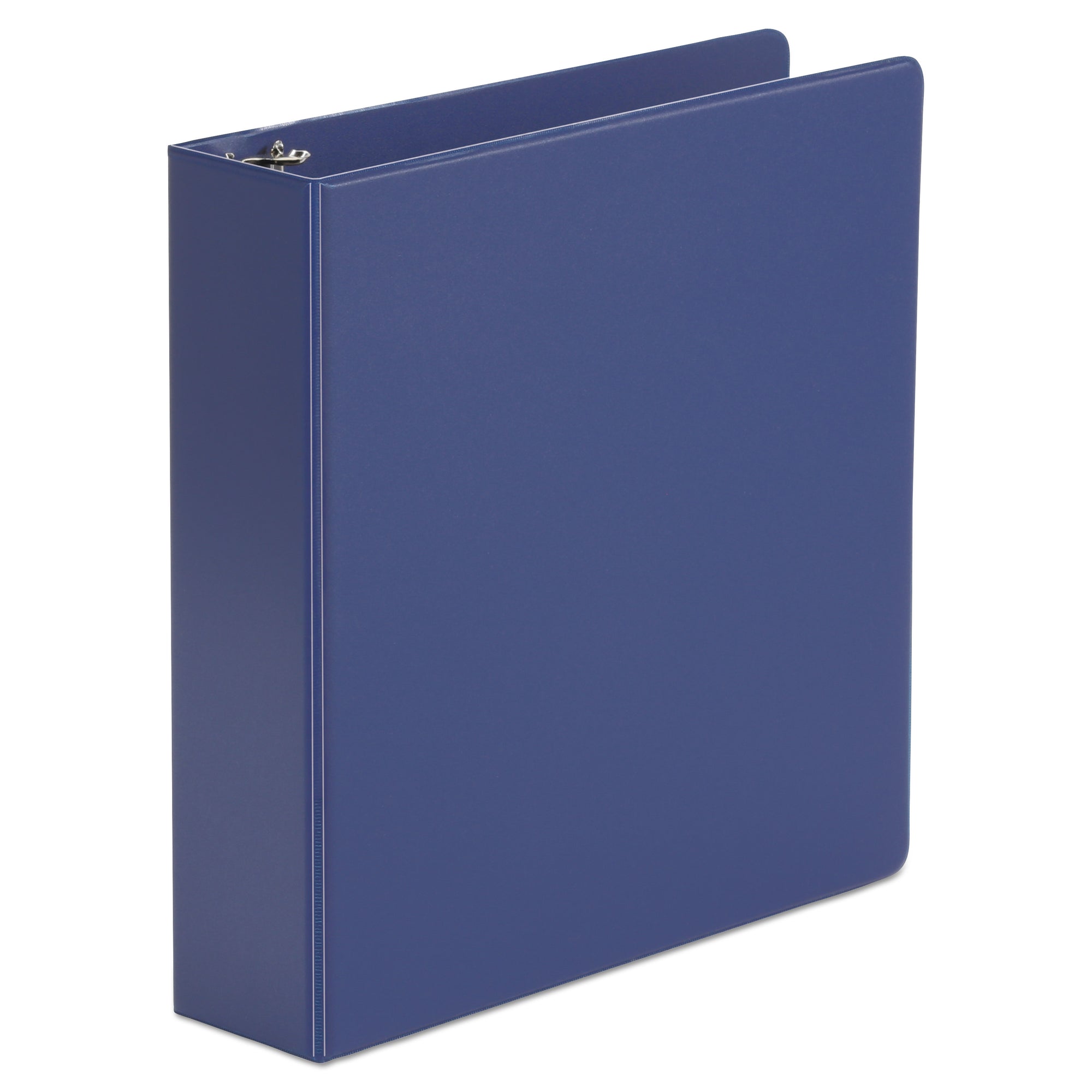 Economy Non-View Round Ring Binder, 3 Rings, 2" Capacity, 11 x 8.5, Royal Blue - 